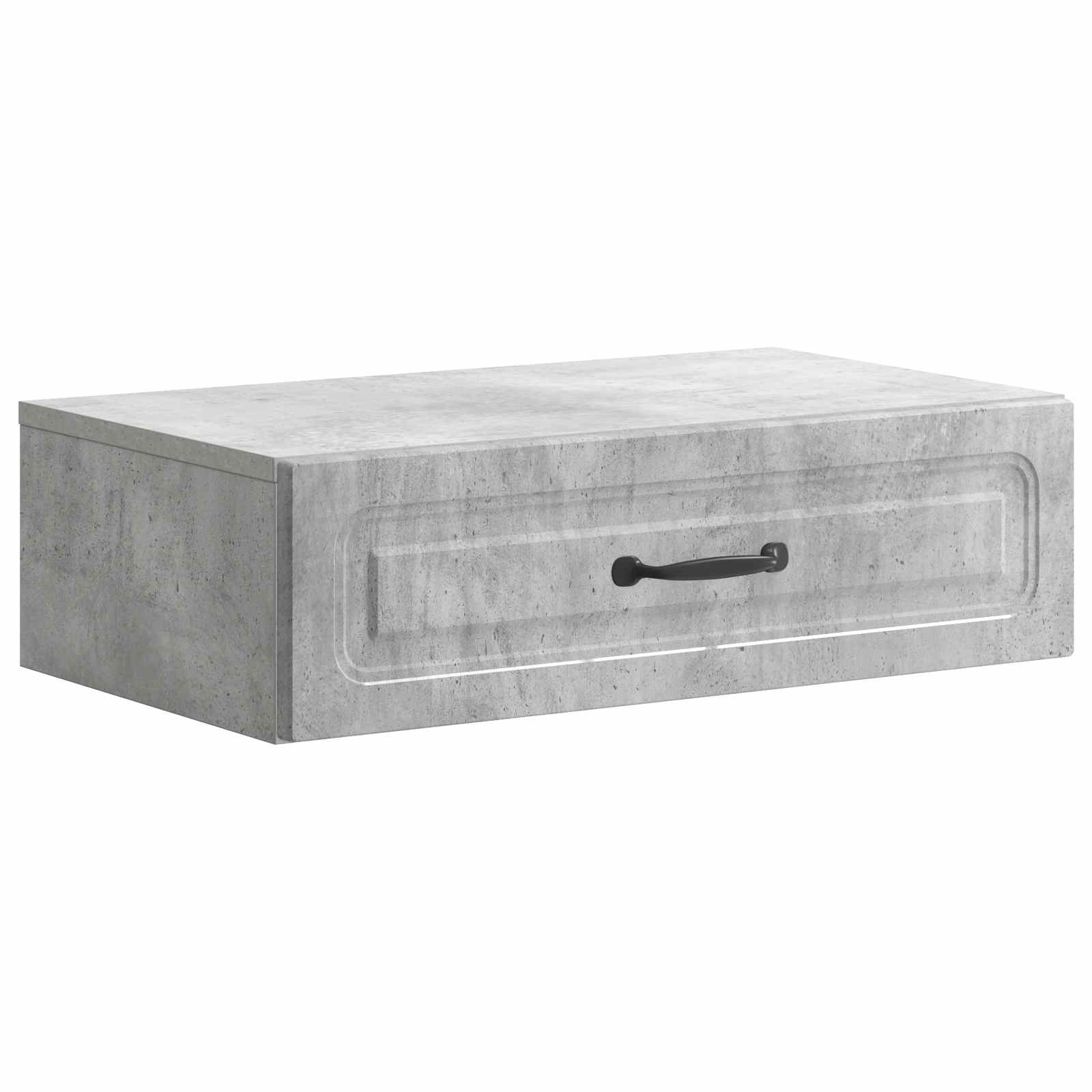 Stolna montirana na zid Betonska siva 59 x 34,5 x 17 cm