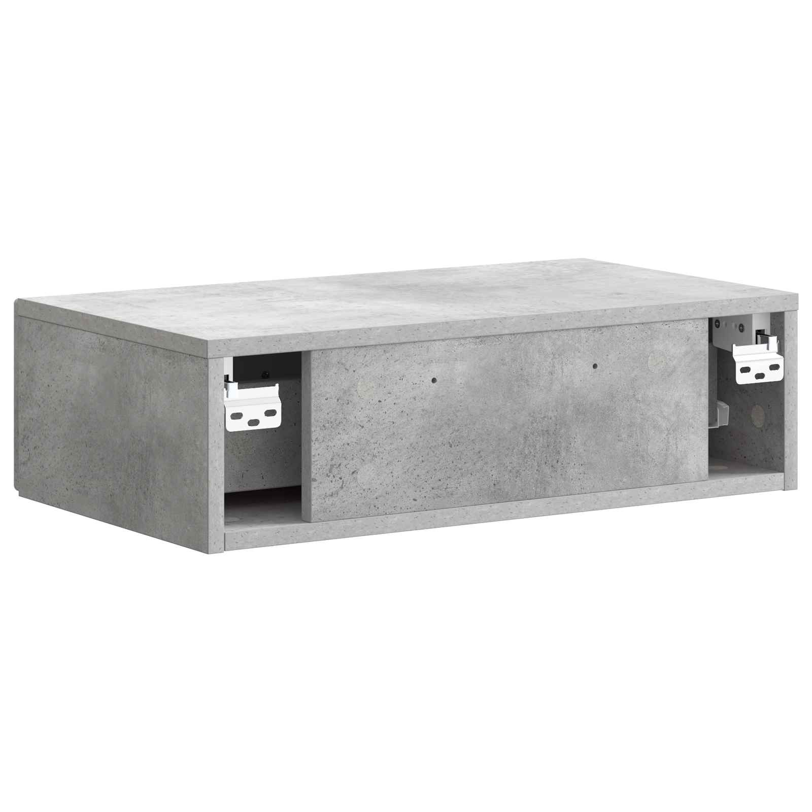 Stolna montirana na zid Betonska siva 59 x 34,5 x 17 cm