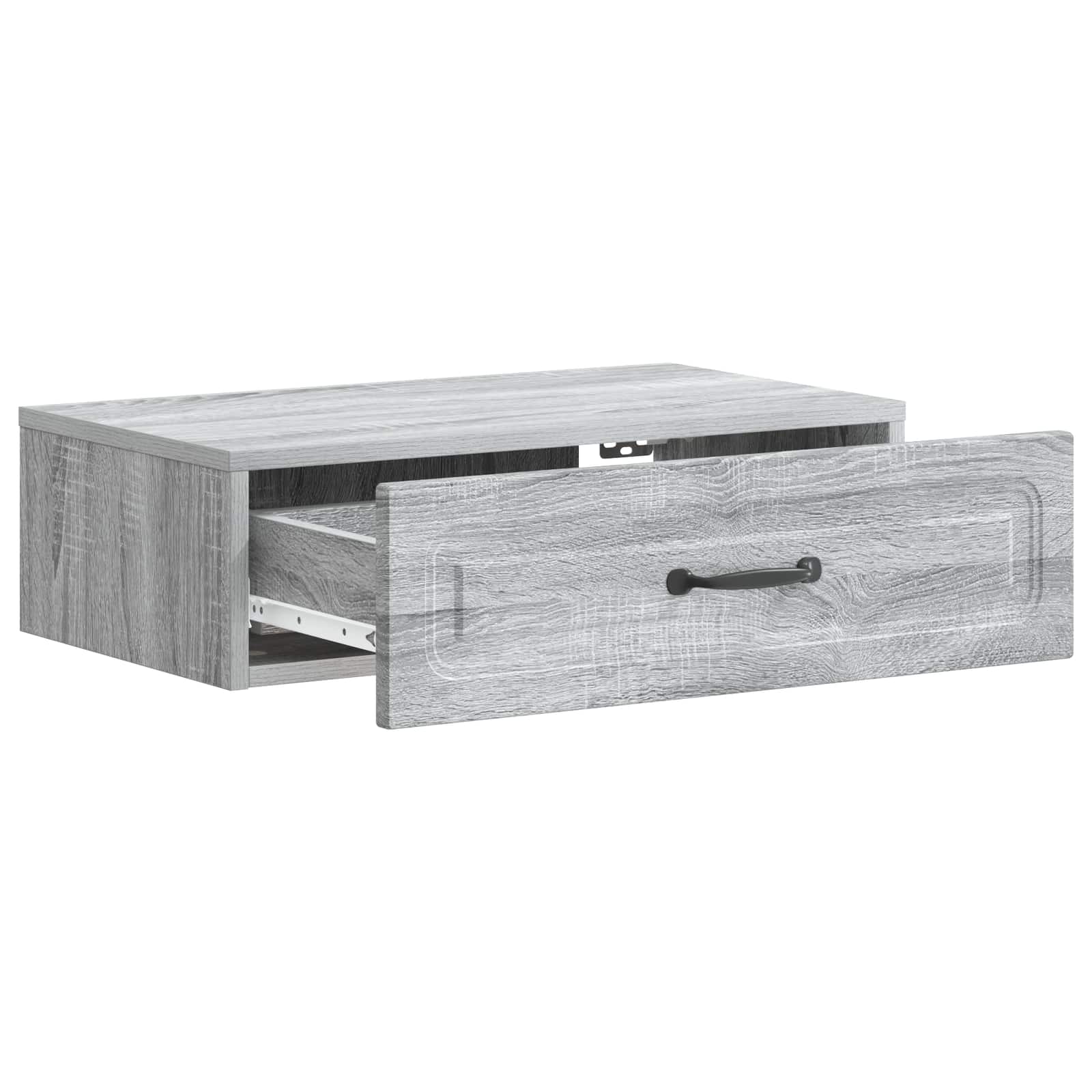 Stolna montirana na zid Siva sonoma 59 x 34,5 x 17 cm