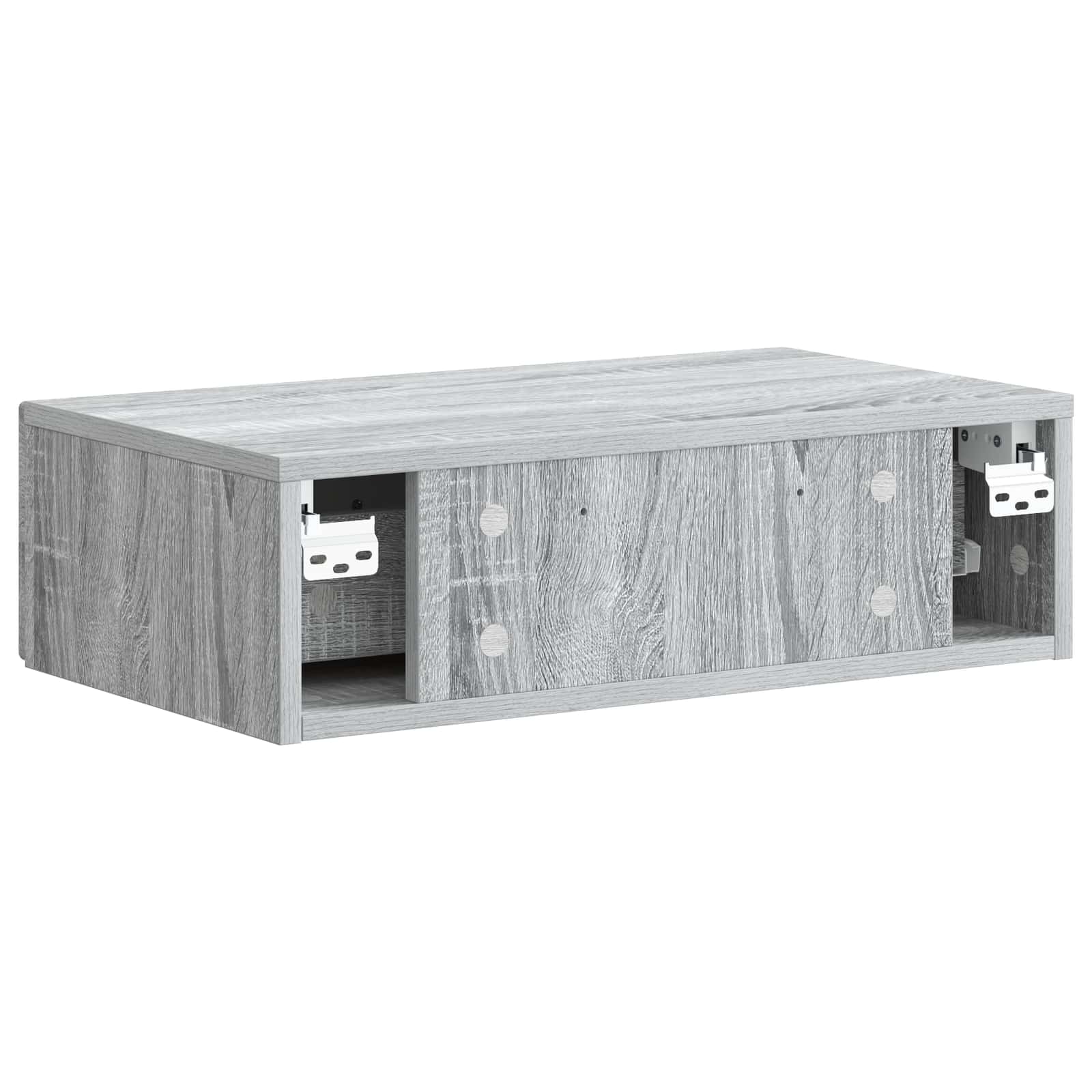 Stolna montirana na zid Siva sonoma 59 x 34,5 x 17 cm