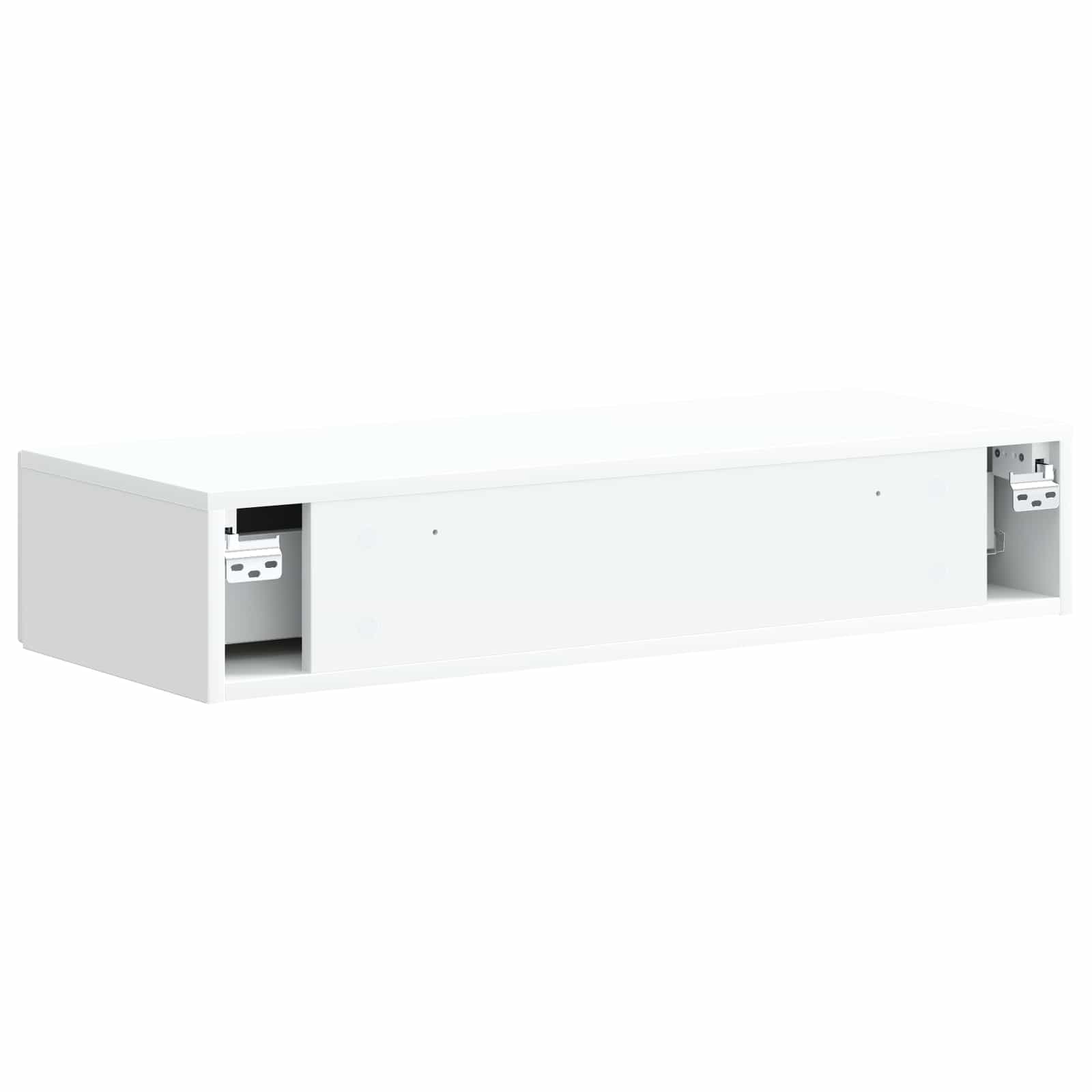 Stolna montirana na zid Bijela 87,5 x 34,5 x 17 cm