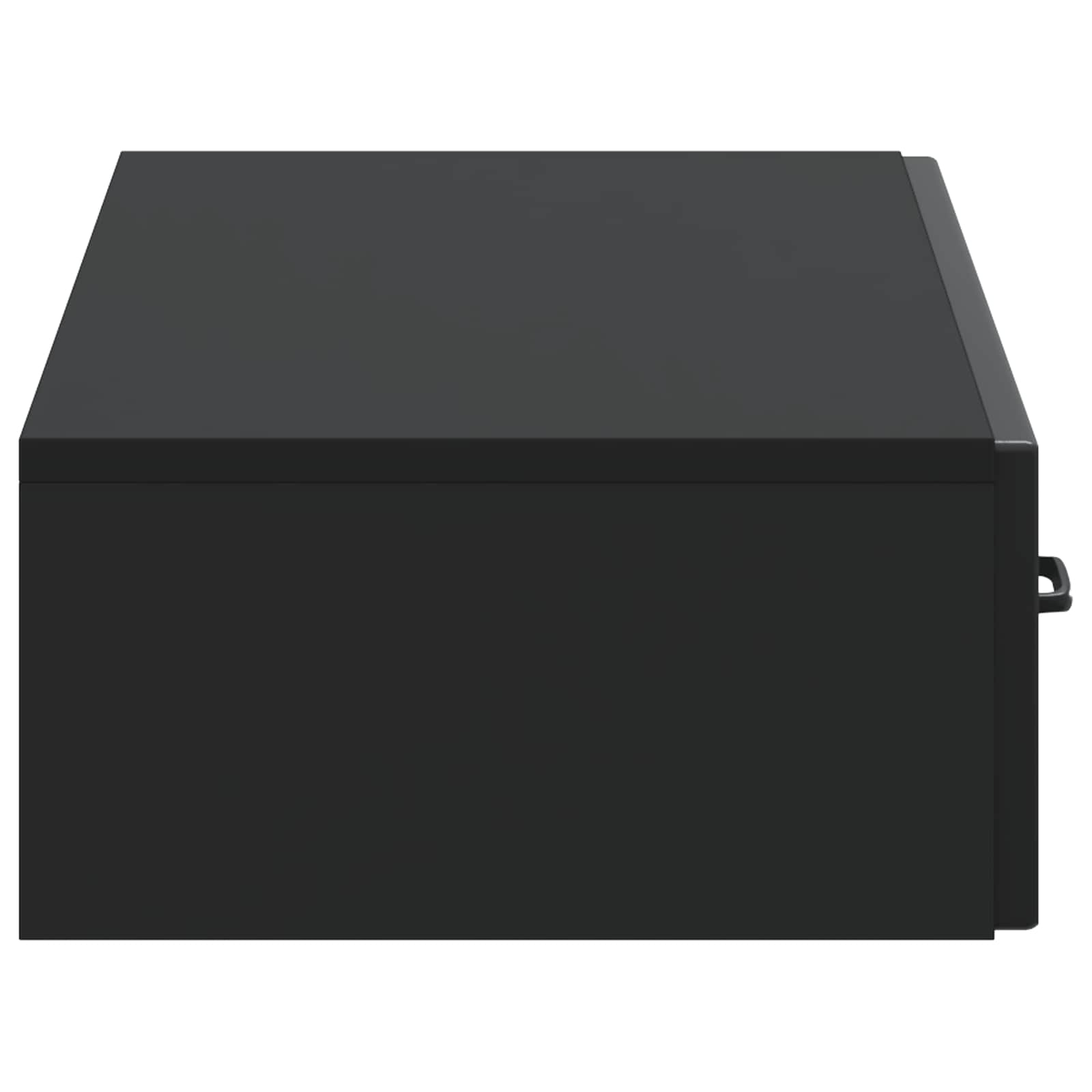 Stolna montirana na zid Crna 87,5 x 34,5 x 17 cm