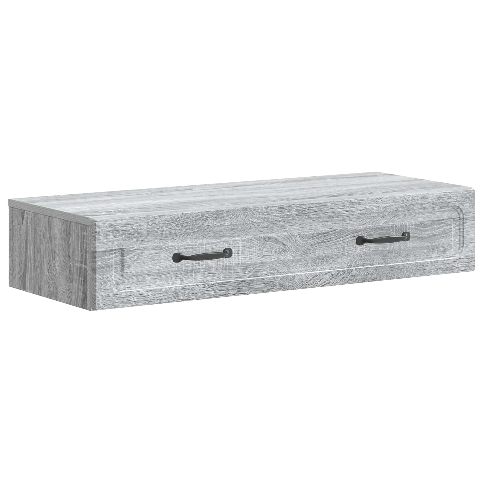 Stolna montirana na zid Siva sonoma 87,5 x 34,5 x 17 cm