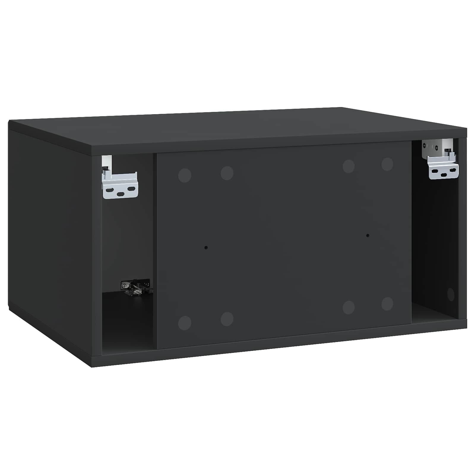 TV ormar za zid Zidne Crna 59,5 x 41 x 30 cm Konstruirano drvo