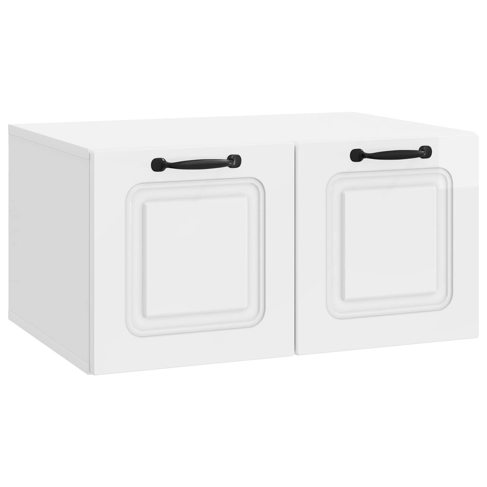 TV ormar za zid Zidne Bijela visokog sjaja 59,5 x 41 x 30 cm