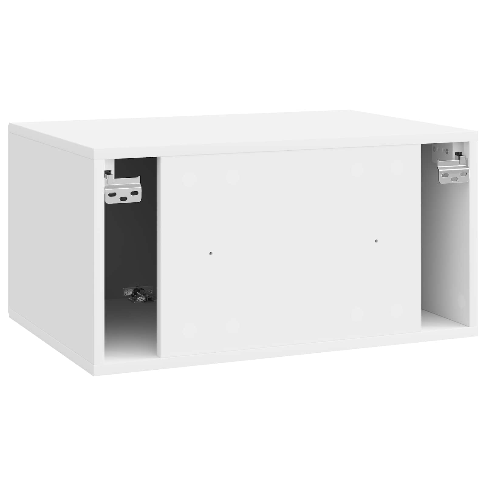TV ormar za zid Zidne Bijela visokog sjaja 59,5 x 41 x 30 cm