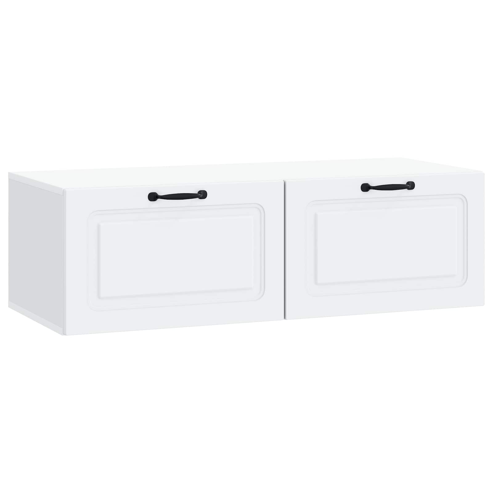 TV ormar za zid Zidne Bijela 98 x 41 x 30 cm Konstruirano drvo