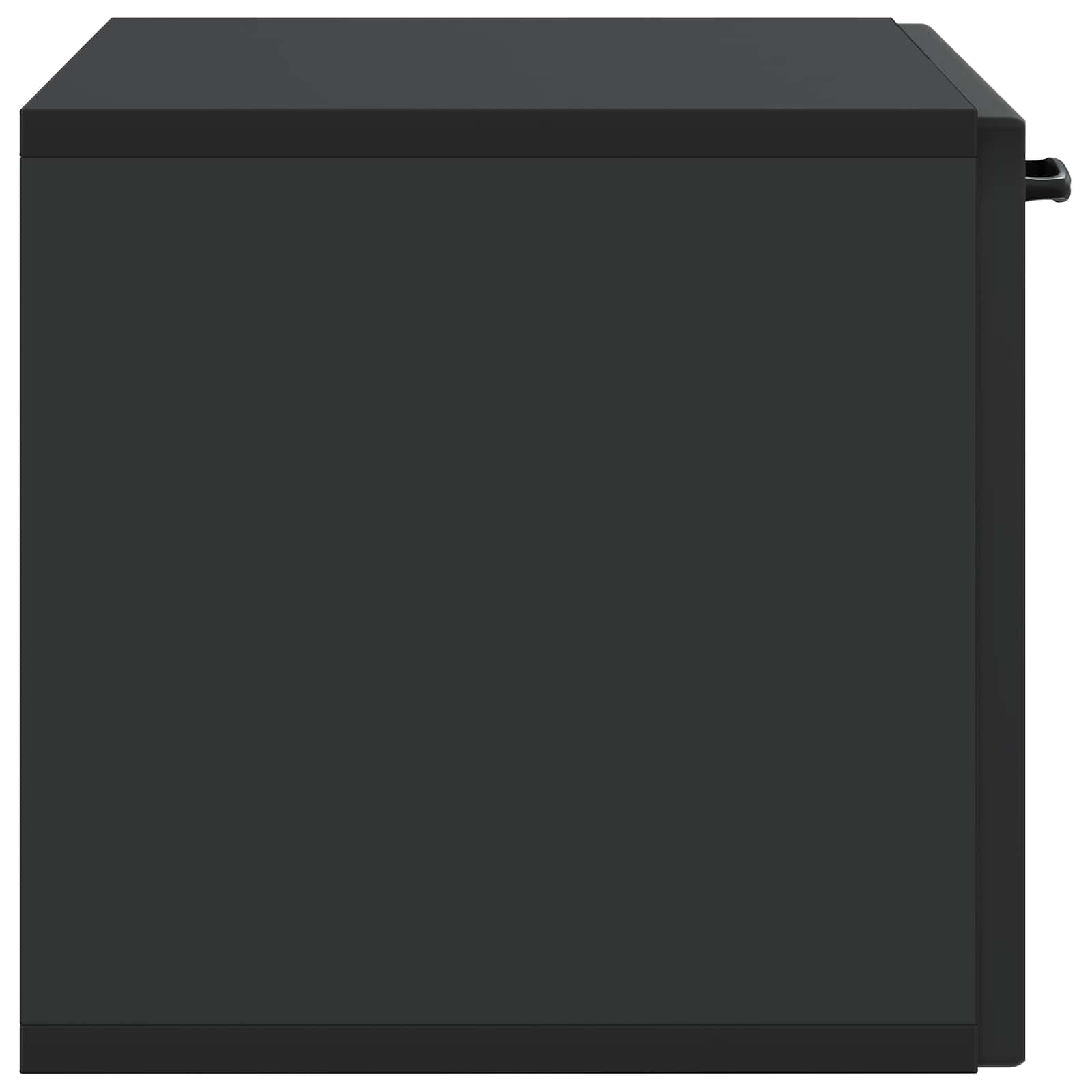 TV ormar za zid Zidne Crna 59,5 x 31 x 30 cm Konstruirano drvo