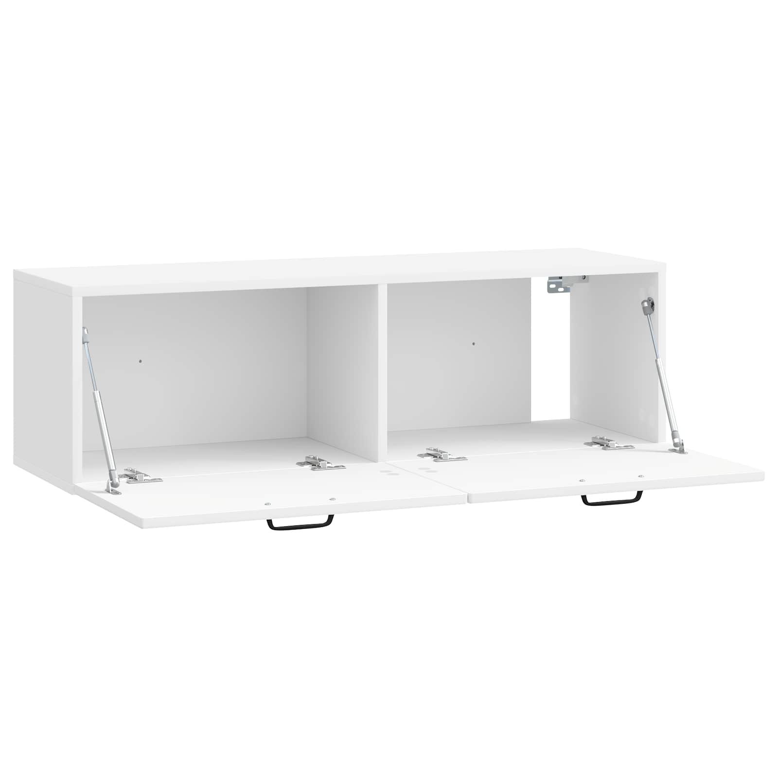 TV ormar za zid Zidne Bijela visokog sjaja 98 x 31 x 30 cm