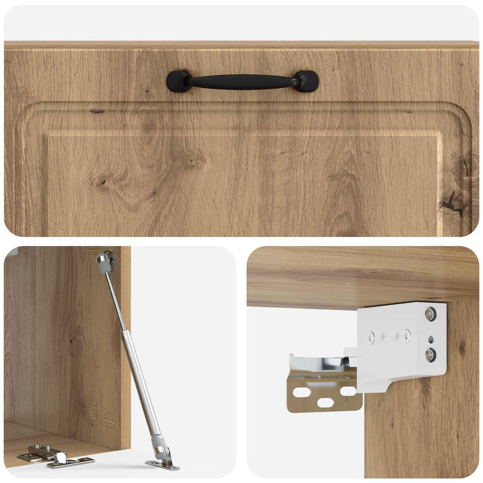 TV ormar za zid Hrast artisan 98 x 31 x 30 cm Konstruirano drvo