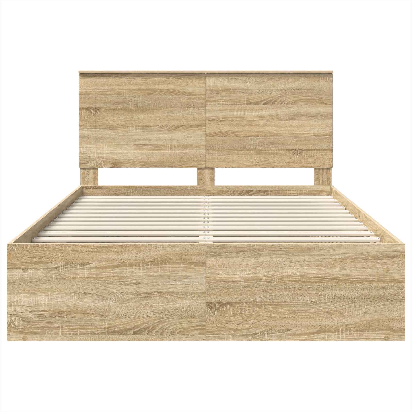 Krevetna konstrukcija s uzglavljem Sonoma hrast 150 x 200 cm