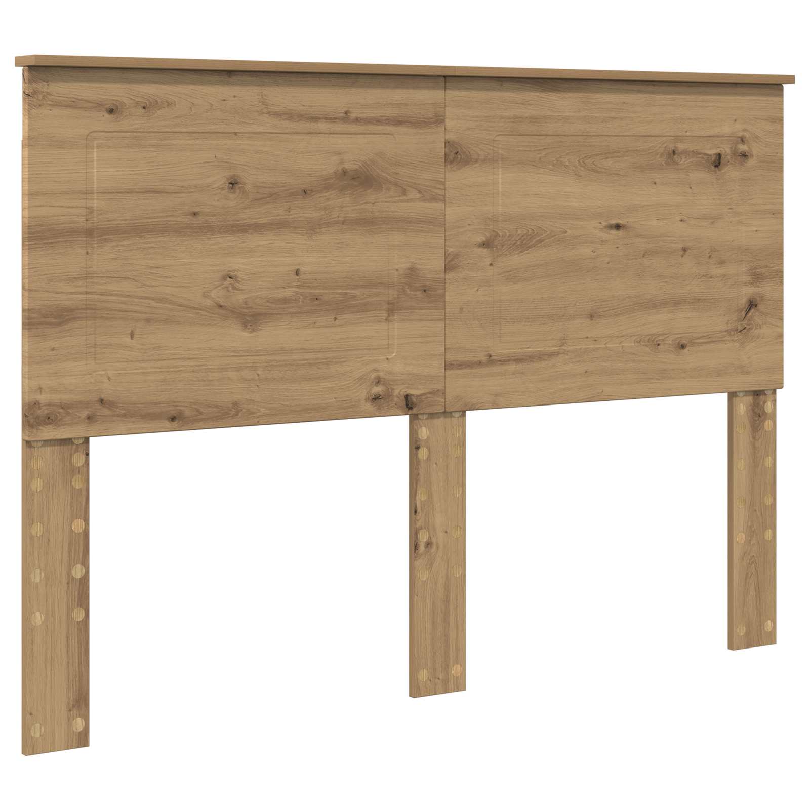 Krevetna konstrukcija Umjetnička hrastovina 140 x 190 cm