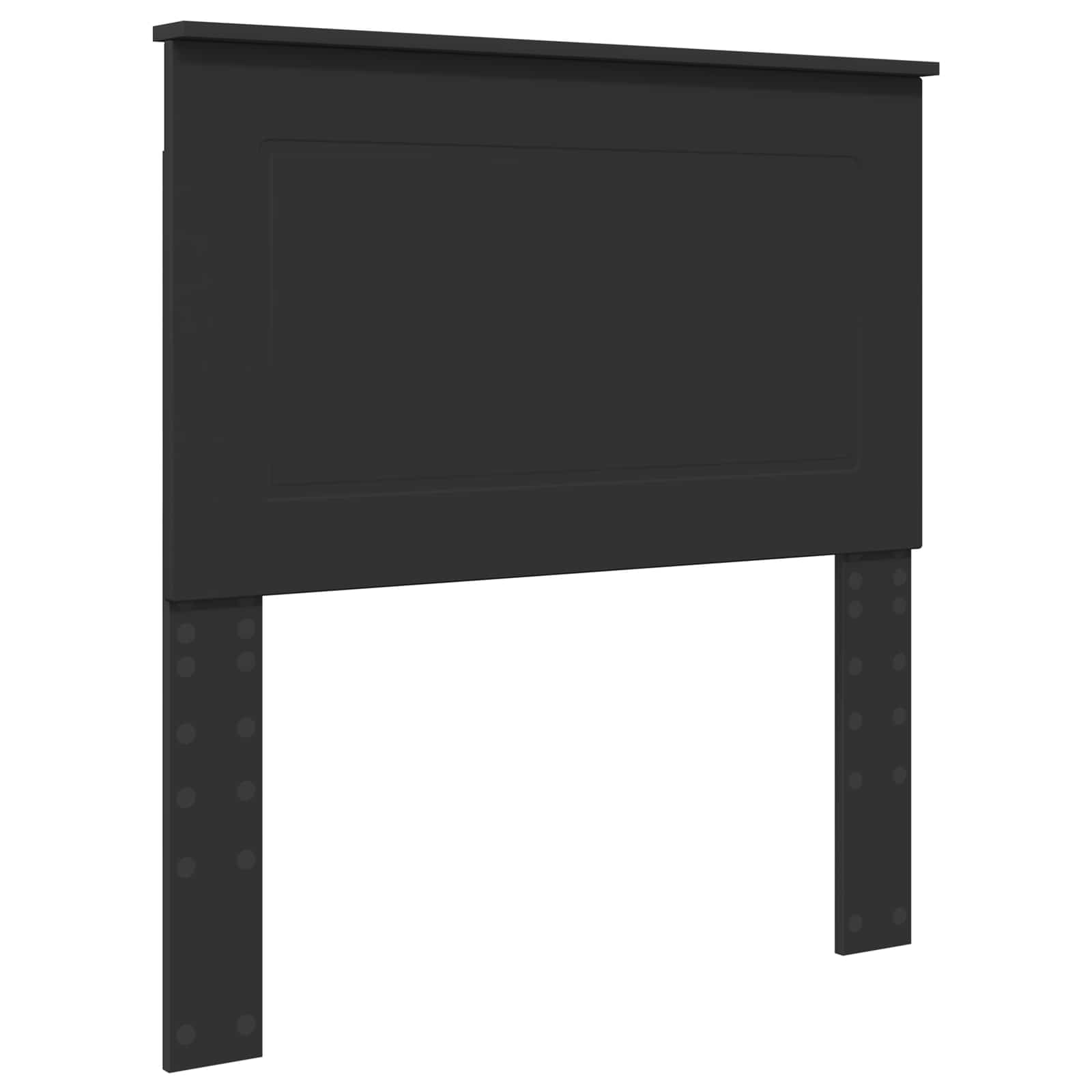 Krevetna konstrukcija Crna 90 x 200 cm Inženjersko Drvo