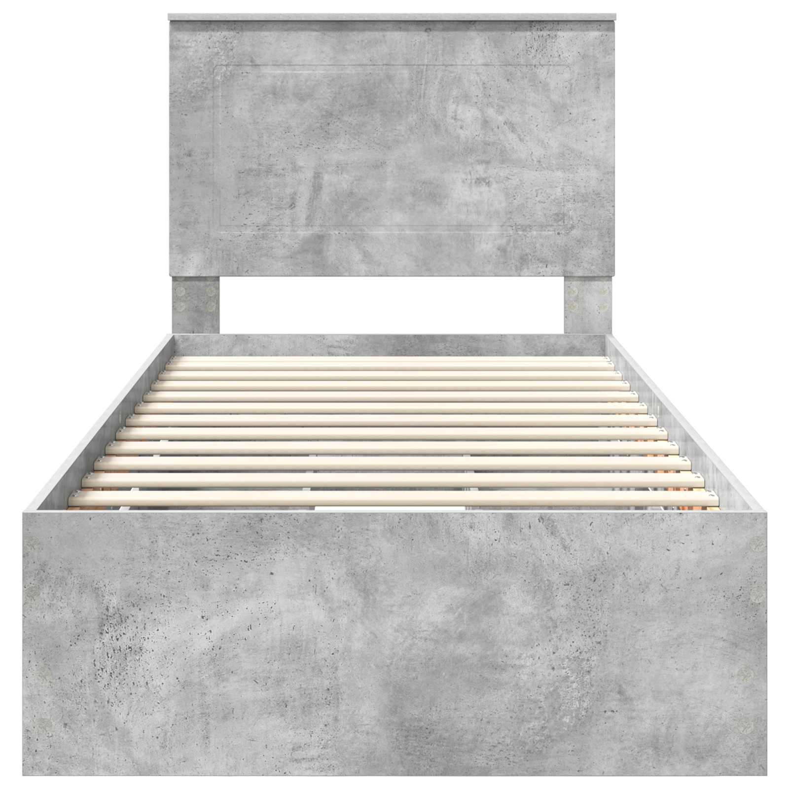 Krevetna konstrukcija s ladicama Betonski sivi 90 x 200 cm