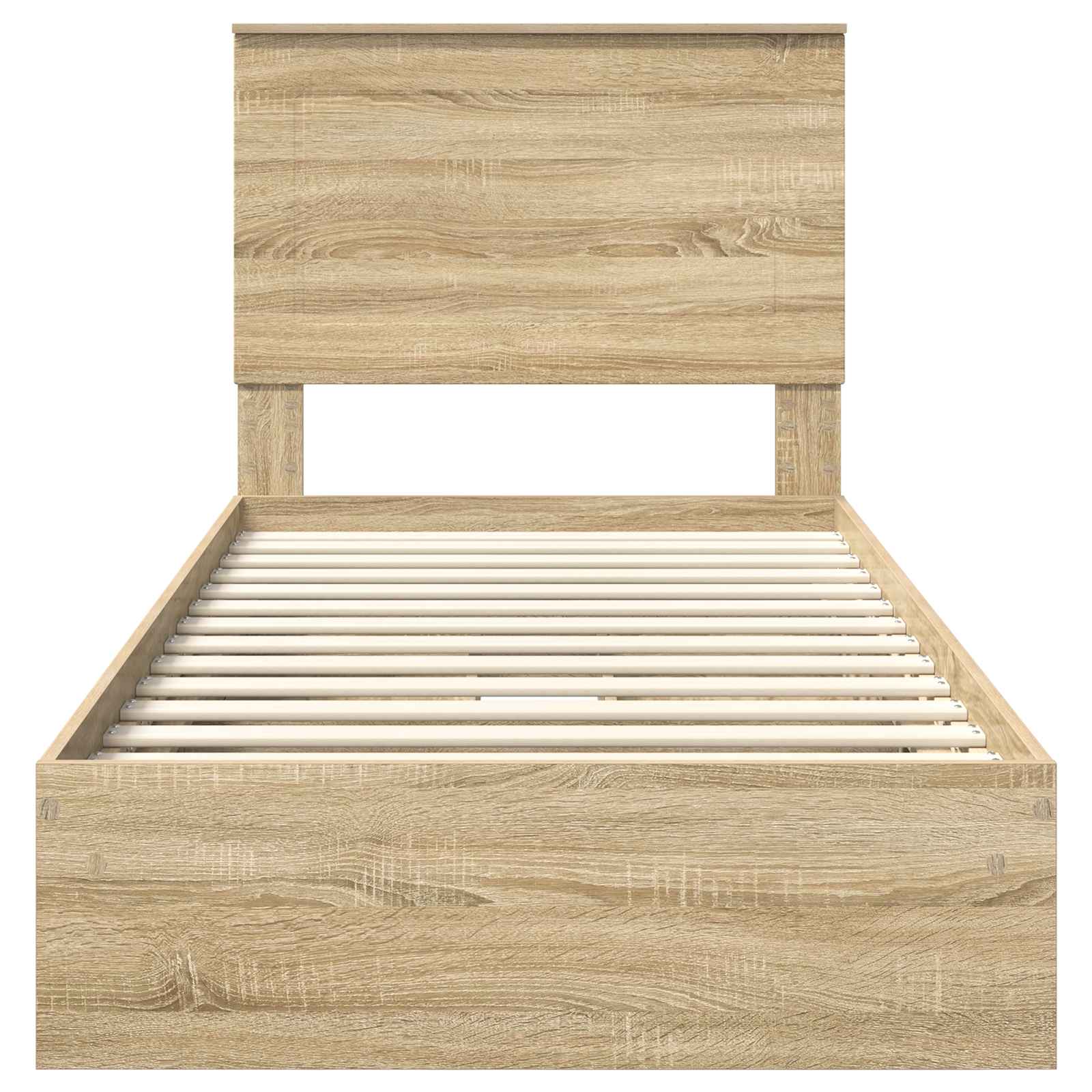 Krevet s od storage Sonoma hrast 90 x 200 cm Konstruirano drvo