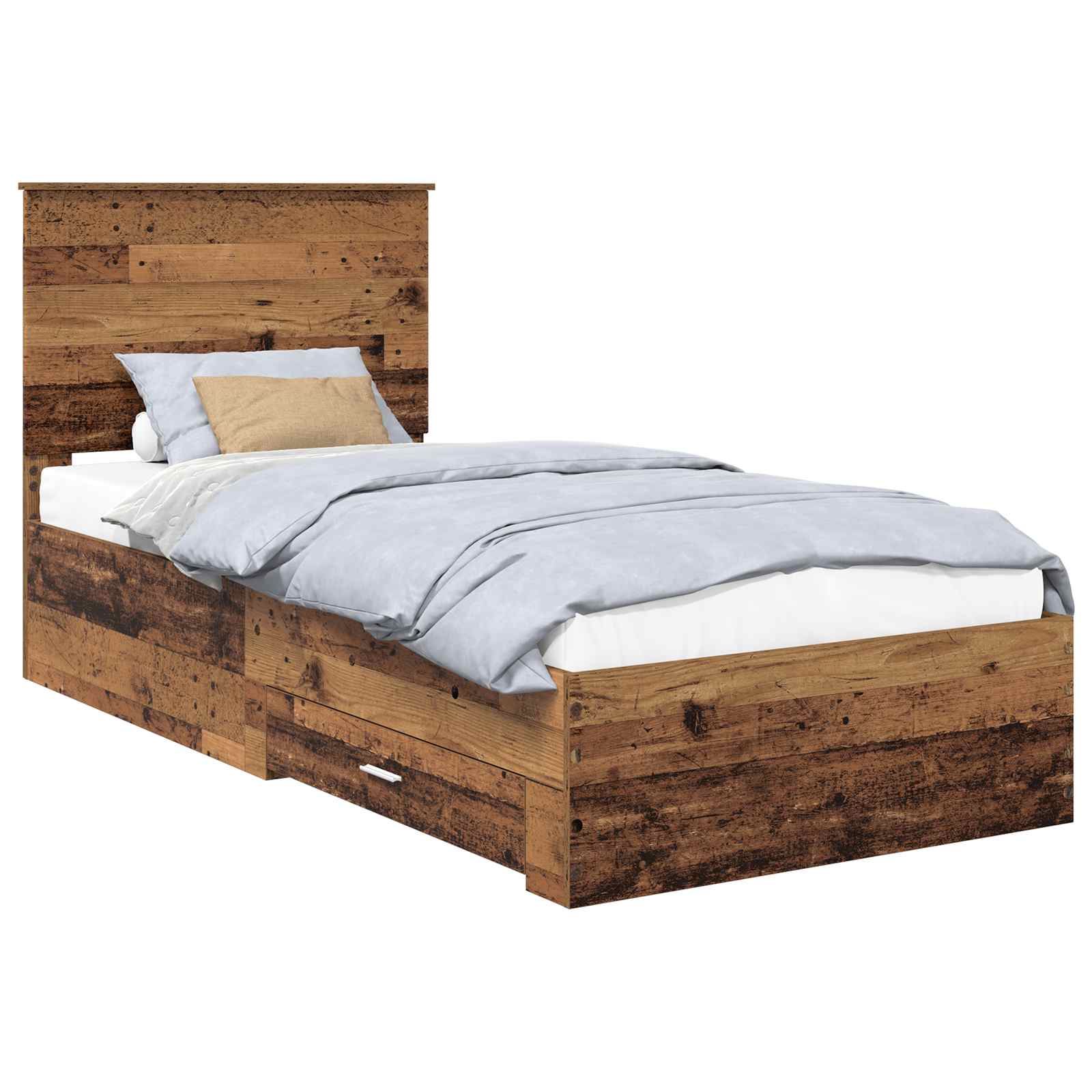 Krevetna konstrukcija Staro drvo 90 x 190 cm Konstruirano drvo