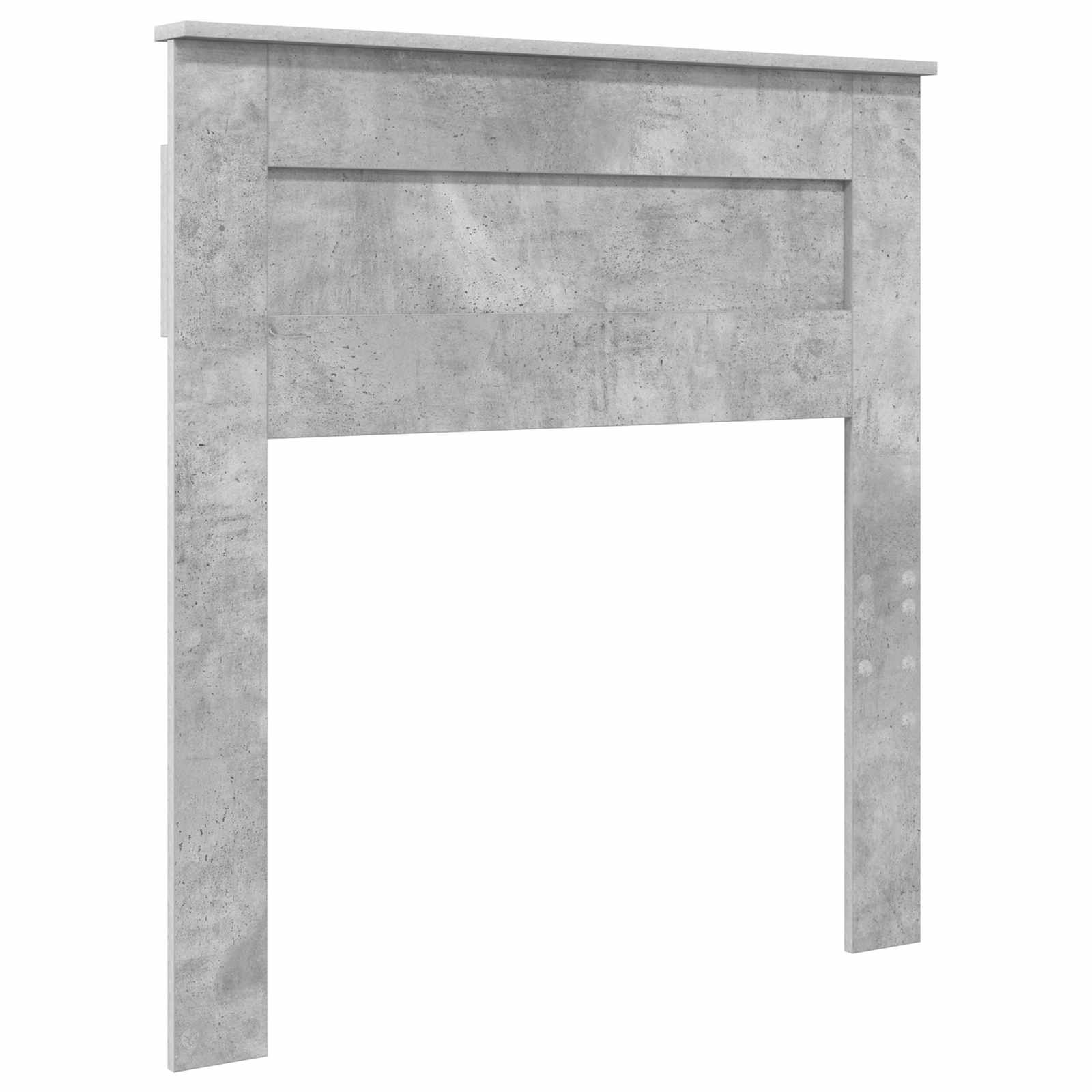 Krevetna konstrukcija Beton 90 x 200 cm Čvrsto borovo drvo