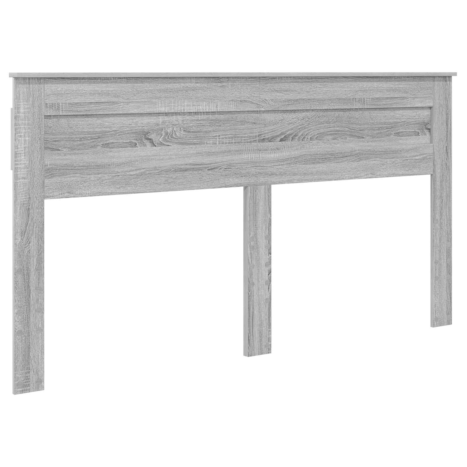 Krevetna konstrukcija Siva Sonoma 200 x 200 cm Inženjersko Drvo