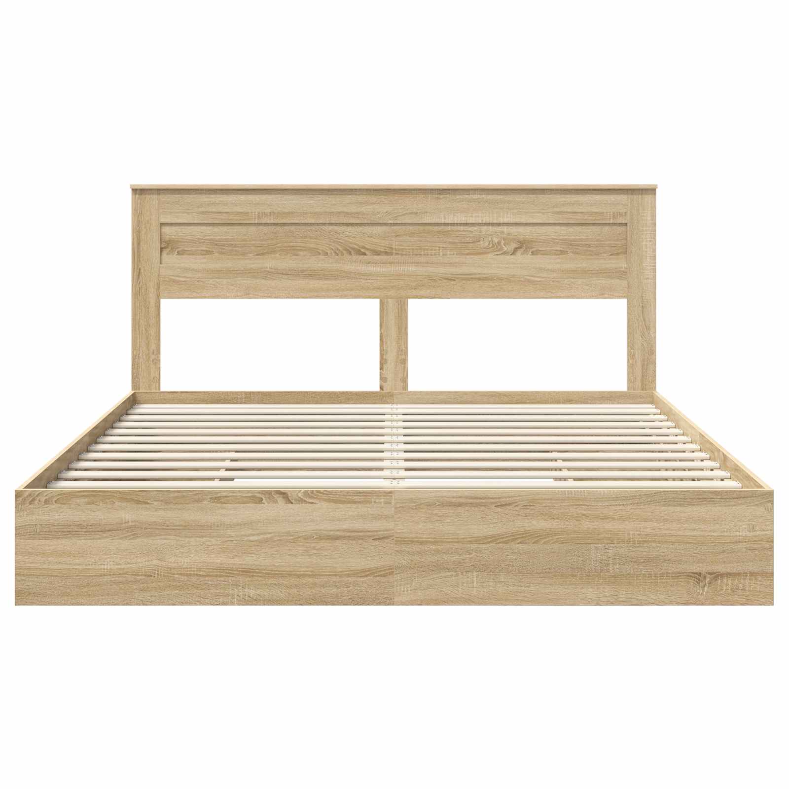 Krevet s od storage Sonoma hrast 180 x 200 cm Konstruirano drvo