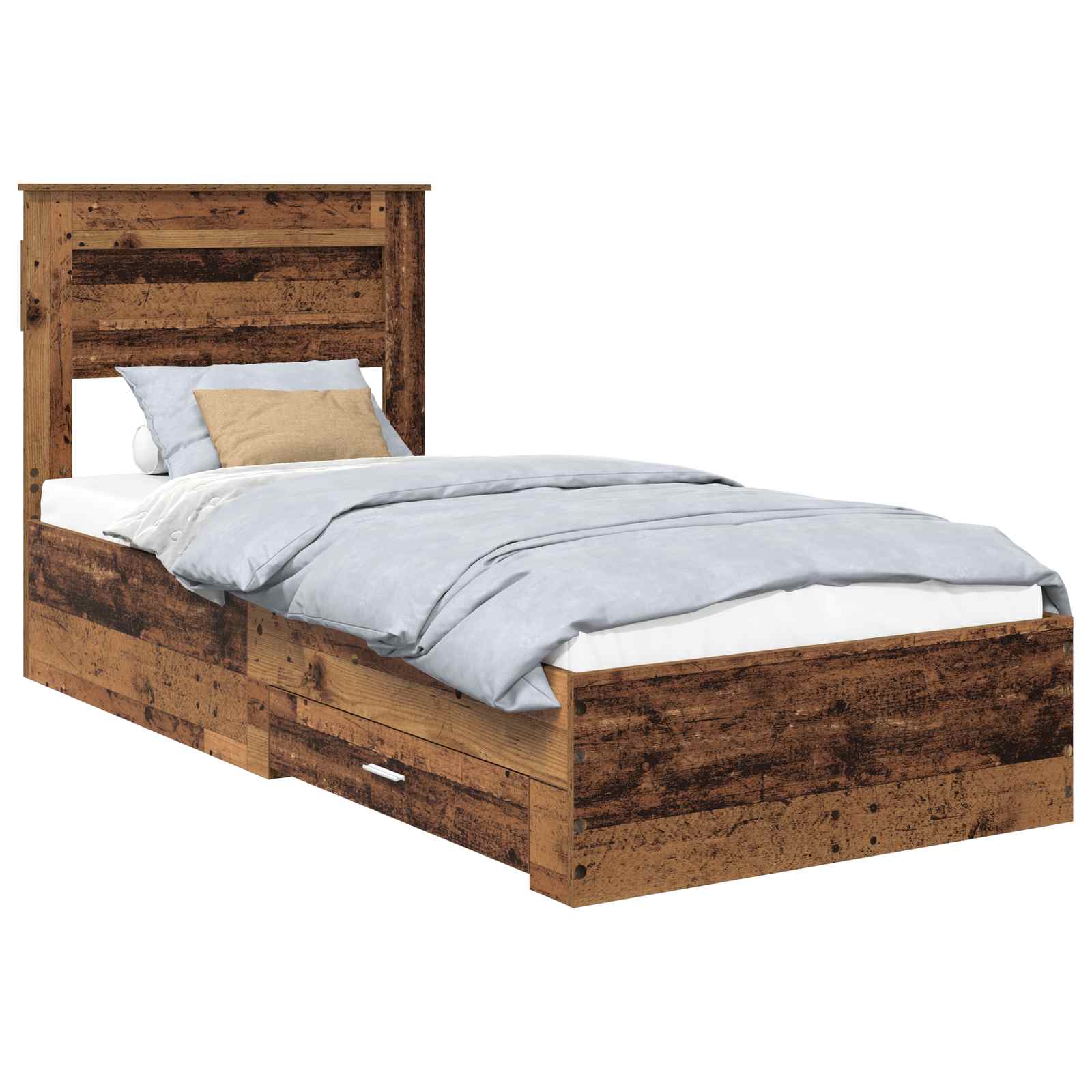 Krevetna konstrukcija Staro drvo 100 x 200 cm Konstruirano drvo