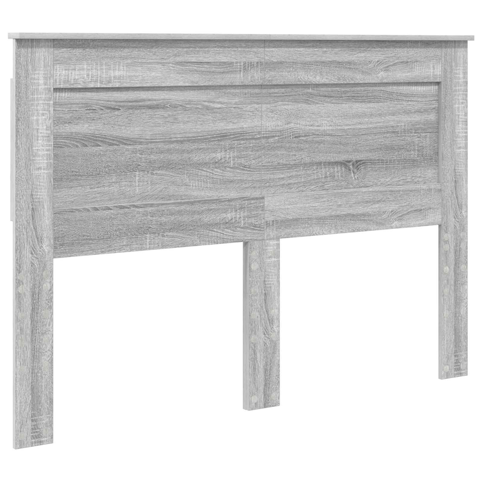 Krevetna konstrukcija s uzglavljem Siva Sonoma 140 x 190 cm