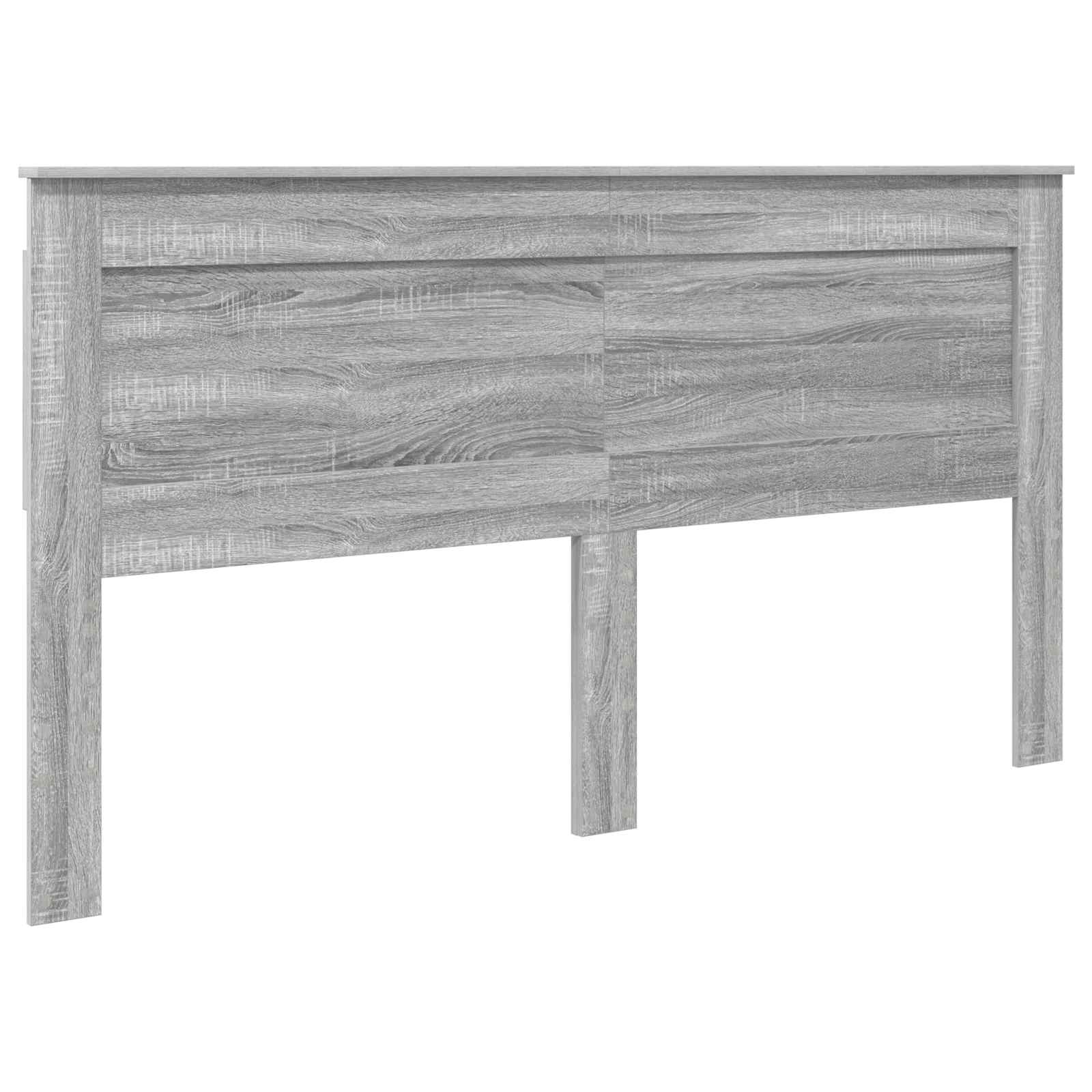 Krevetna konstrukcija Siva Sonoma 200 x 200 cm Inženjersko Drvo