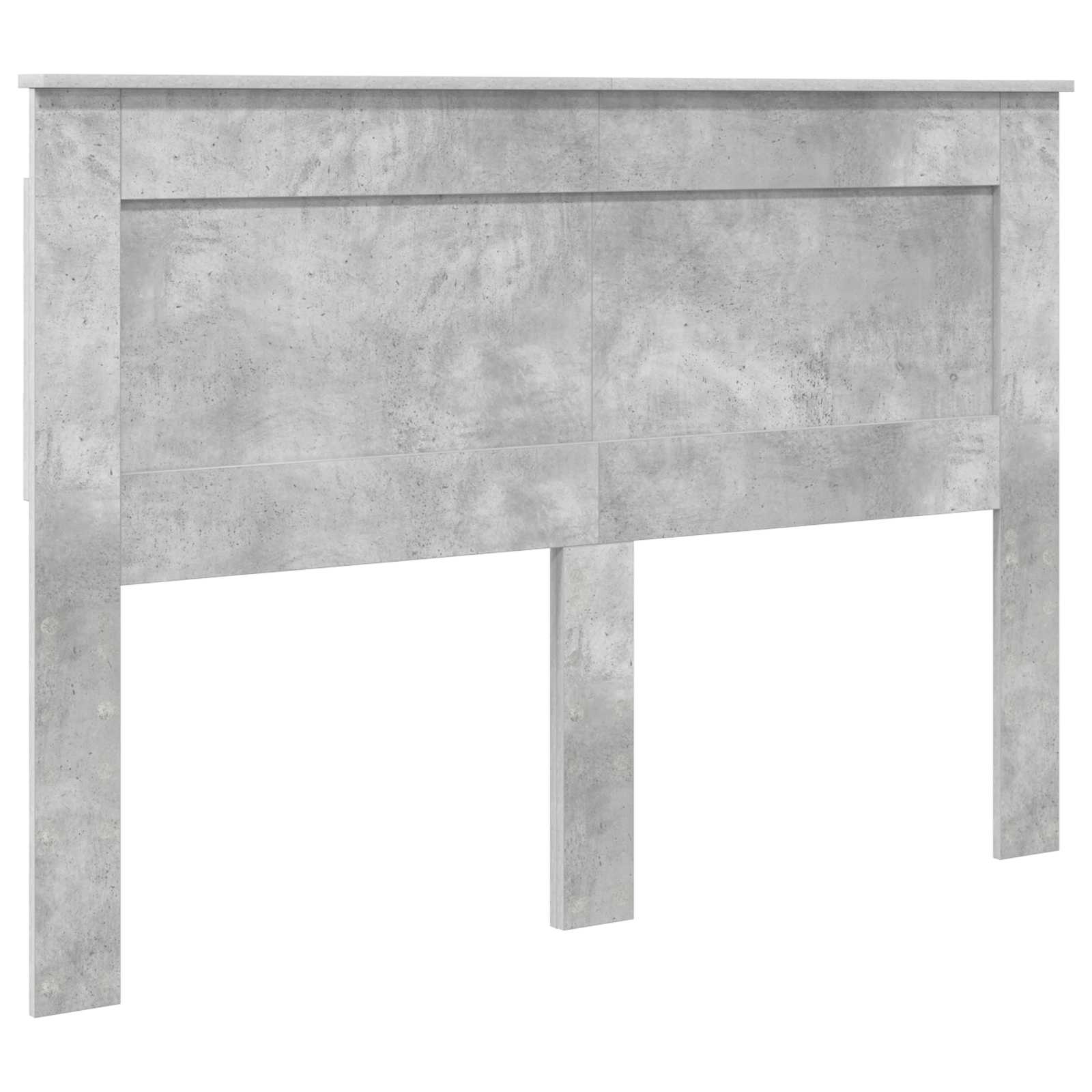 Krevet s od storage s uzglavljem Betonski sivi 150 x 200 cm