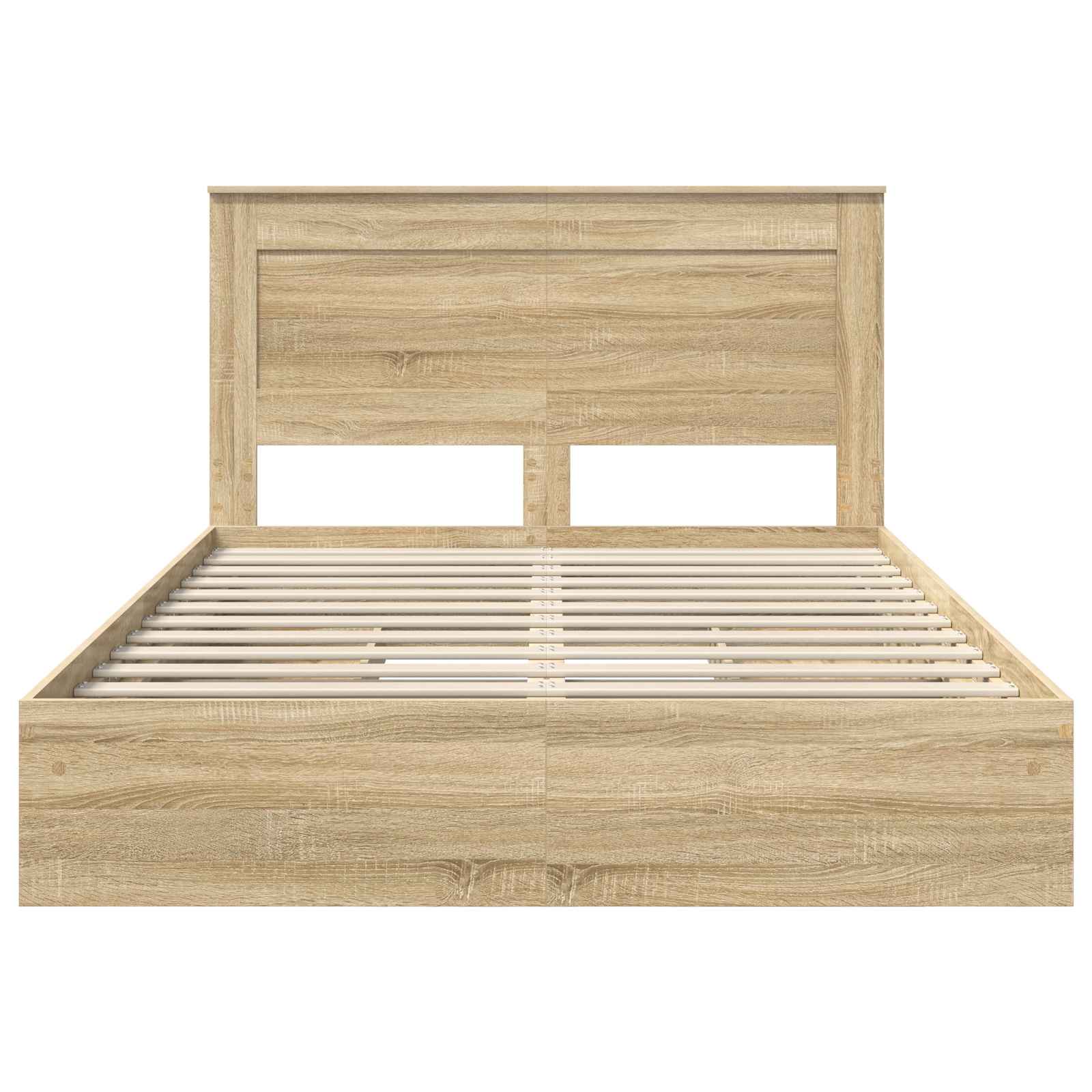 Krevet s od storage Sonoma hrast 140 x 190 cm Konstruirano drvo