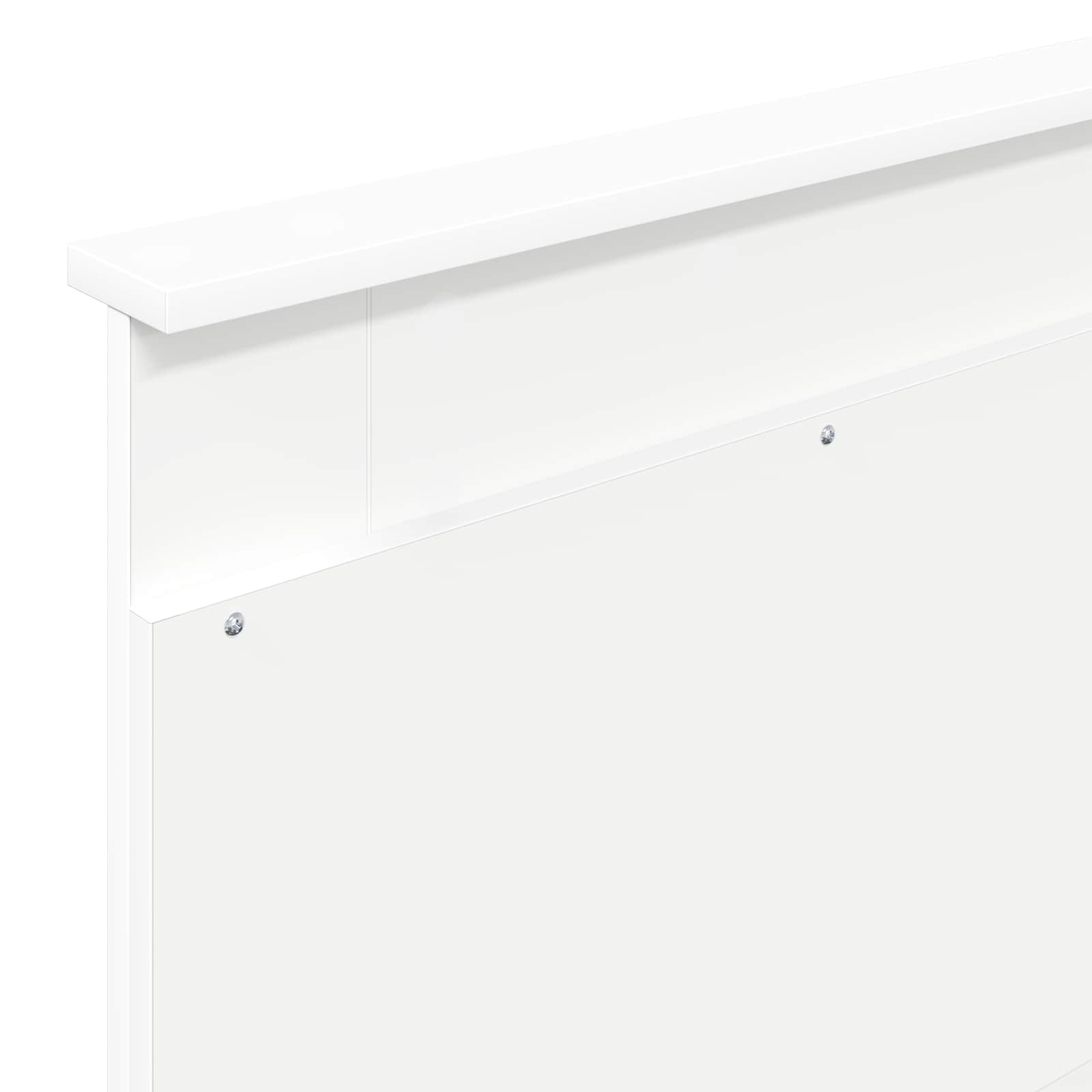 Krevet s od storage Bijelo 75 x 190 cm Konstruirano drvo