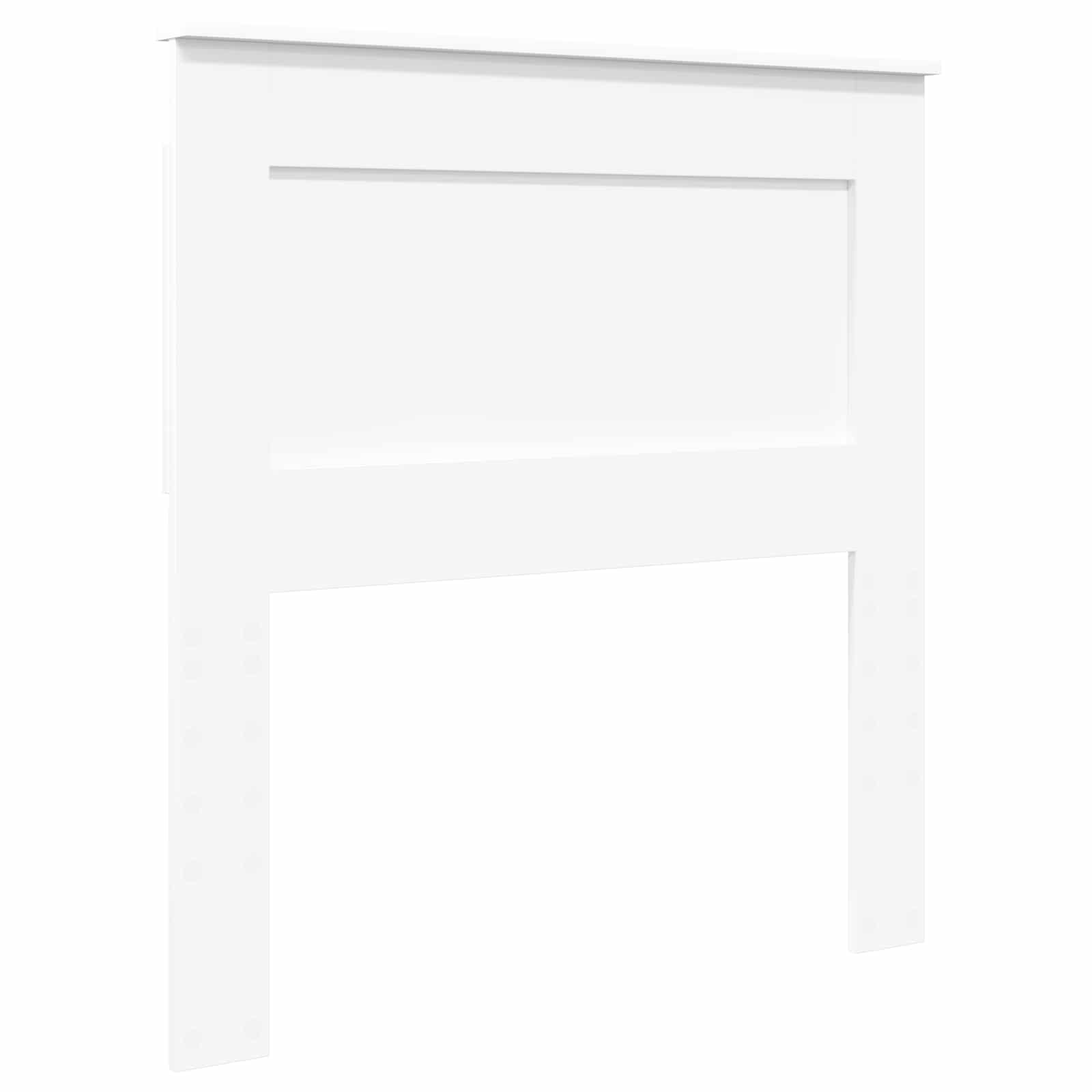 Krevet s od storage Bijelo 75 x 190 cm Konstruirano drvo