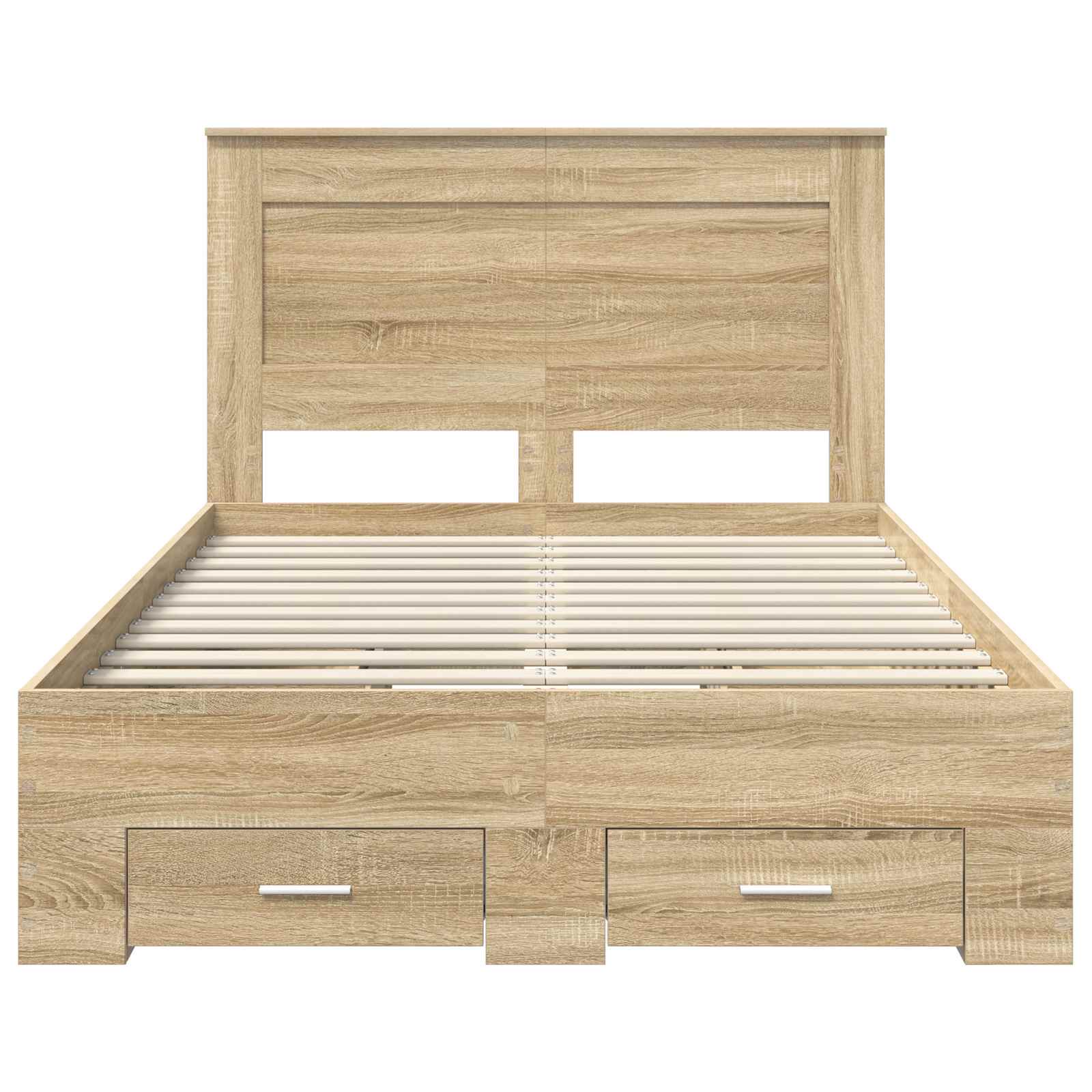 Krevetna konstrukcija s uzglavljem Sonoma hrast 120 x 200 cm