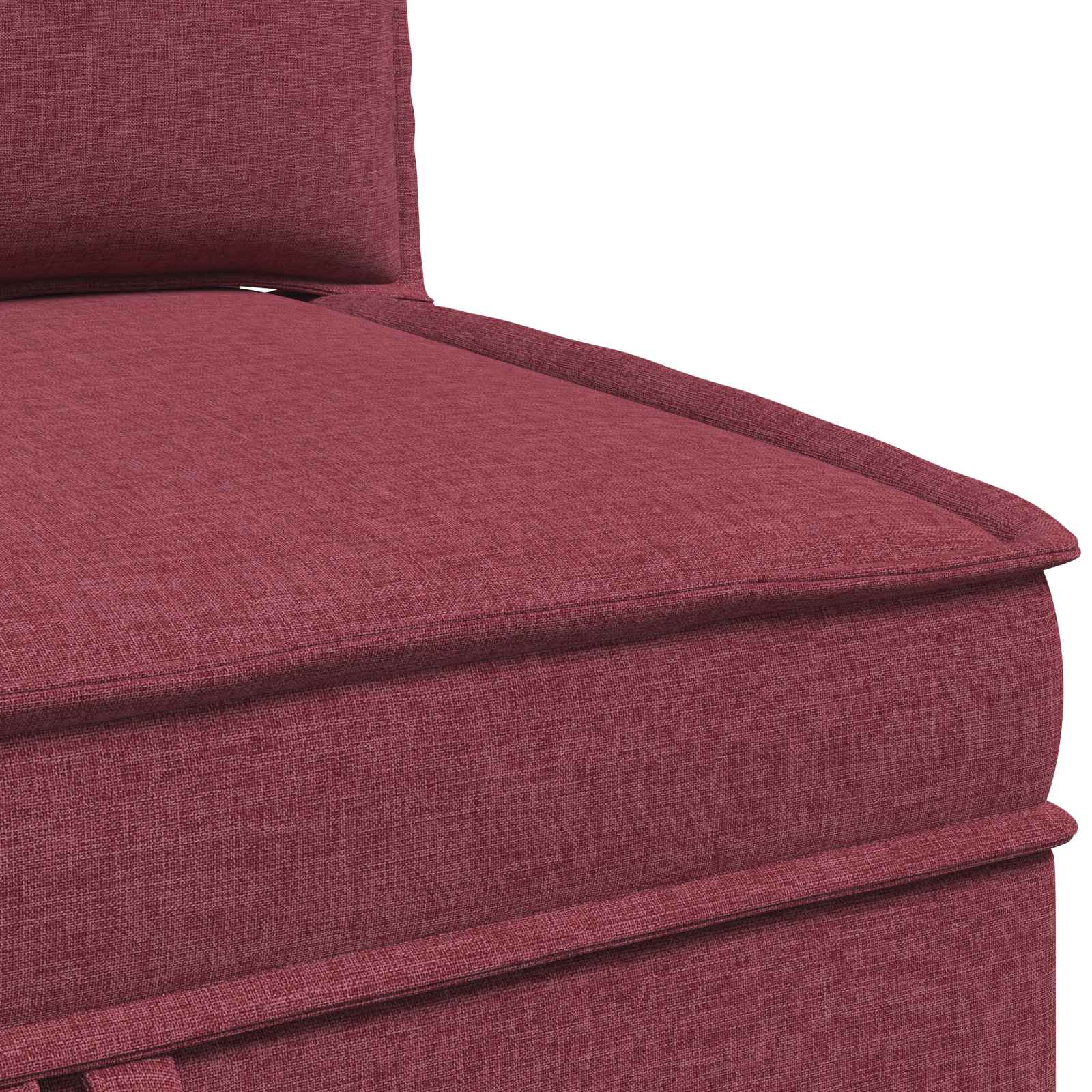 Set namještaja za dnevni boravak 4 pcs Vinska crvena Tkanina