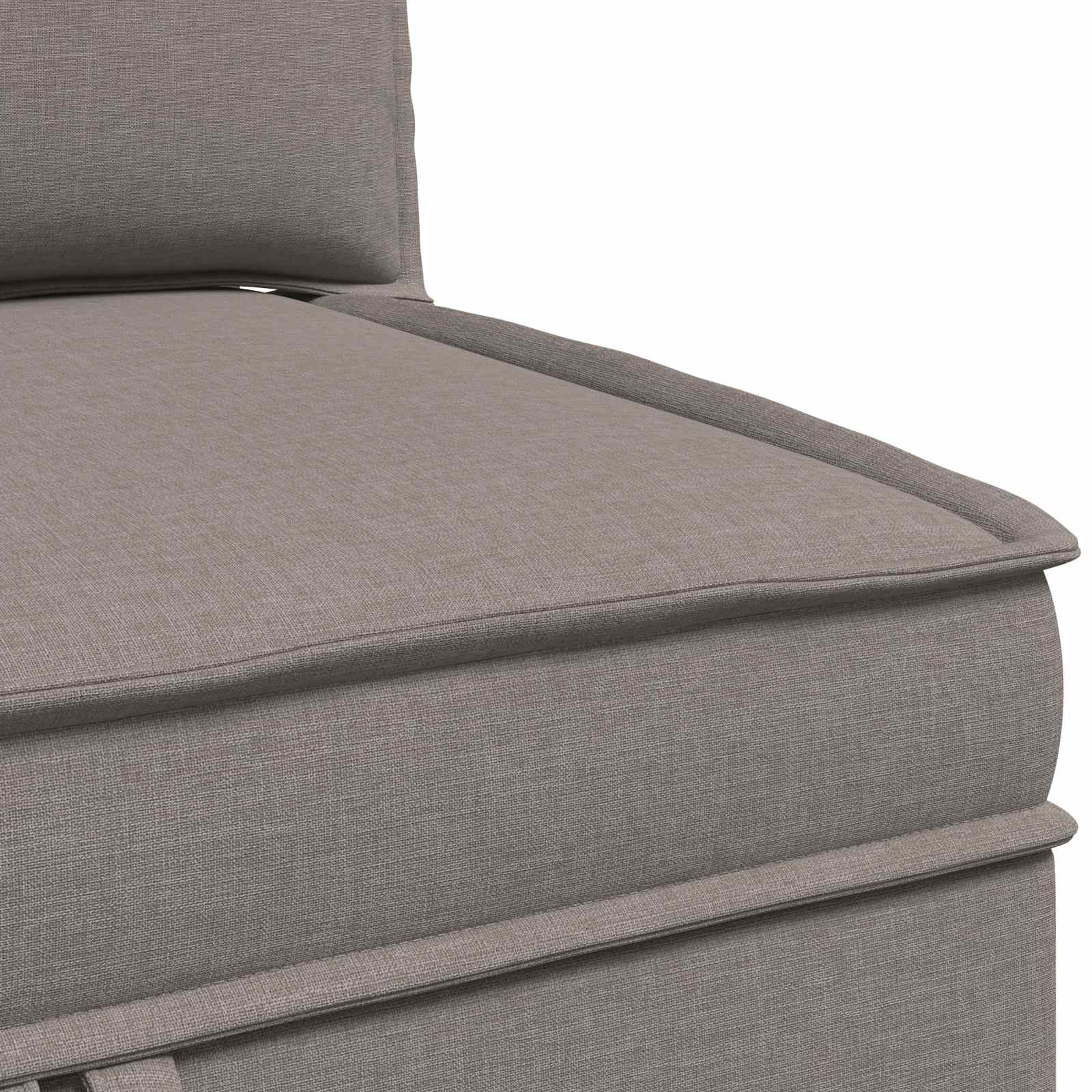 Set namještaja za dnevni boravak 3 pcs Sivosmeđa Tkanina