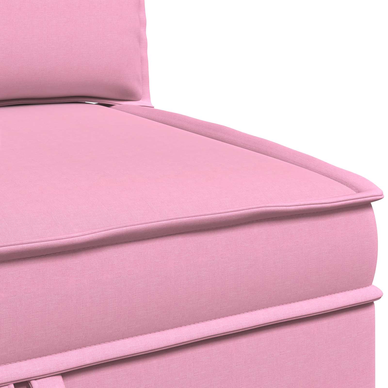 Set namještaja za dnevni boravak 4 pcs Ružičasta Tkanina