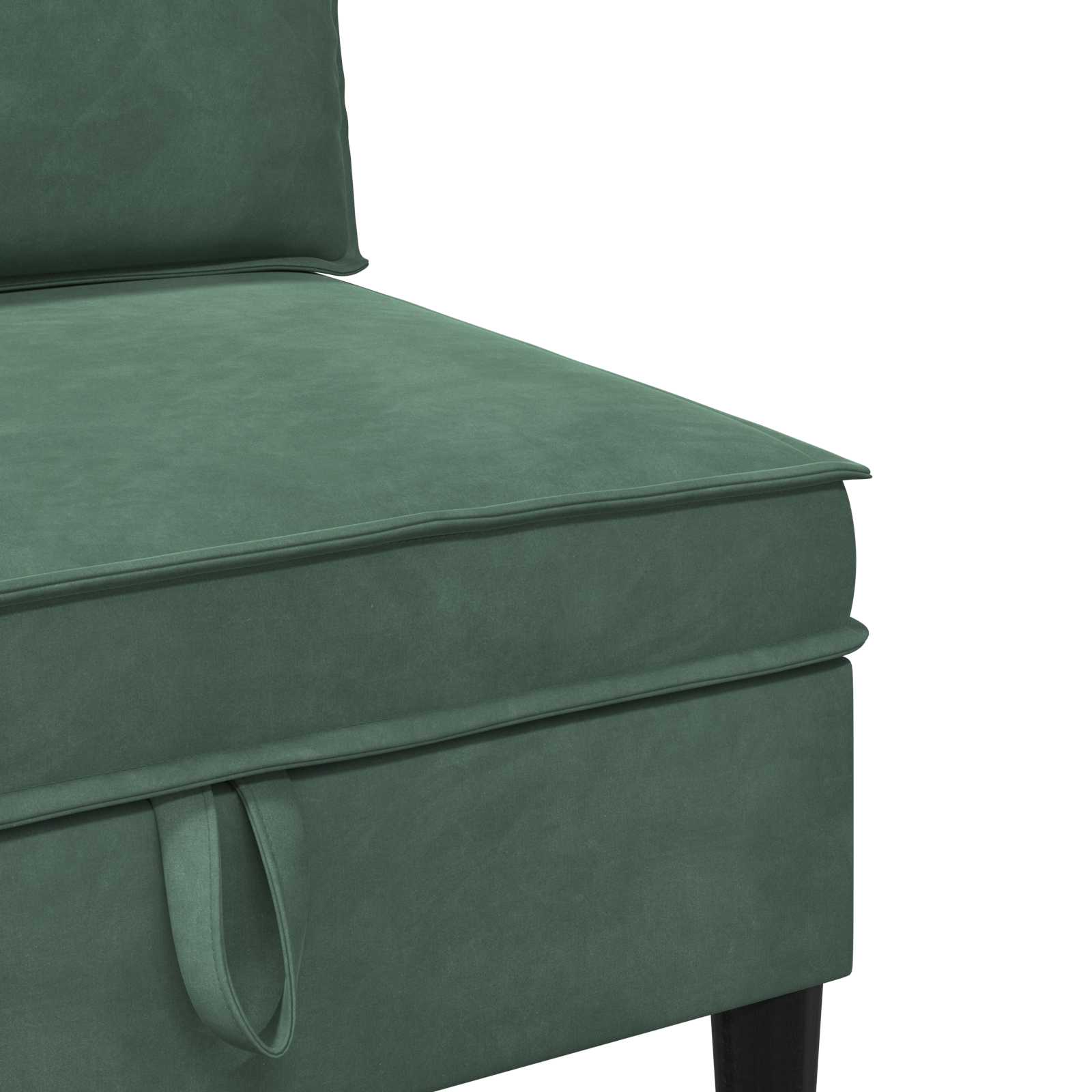 Set namještaja za dnevni boravak 3 pcs Morska zelena Baršun