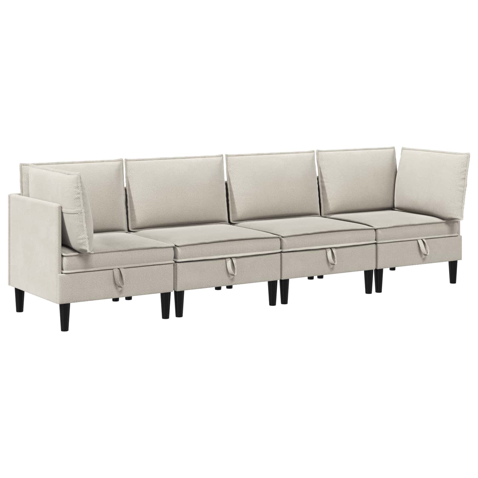 Set namještaja za dnevni boravak 4 pcs Zobena Tkanina