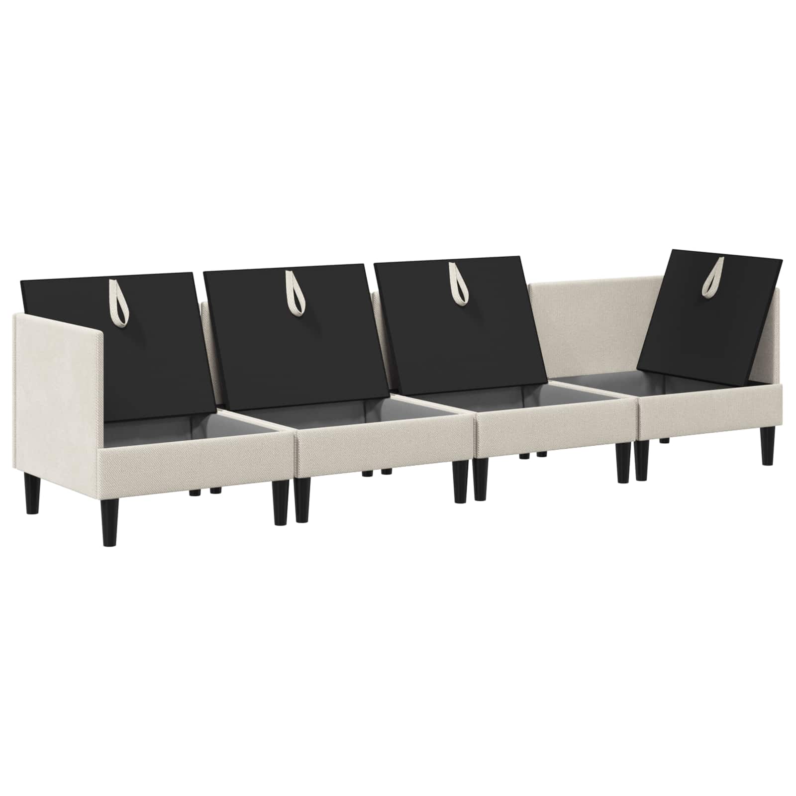Set namještaja za dnevni boravak 4 pcs Zobena Tkanina