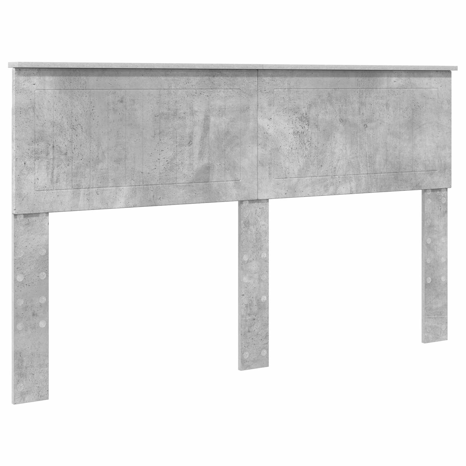 Krevetna konstrukcija s uzglavljem Betonska siva 150 x 200 cm