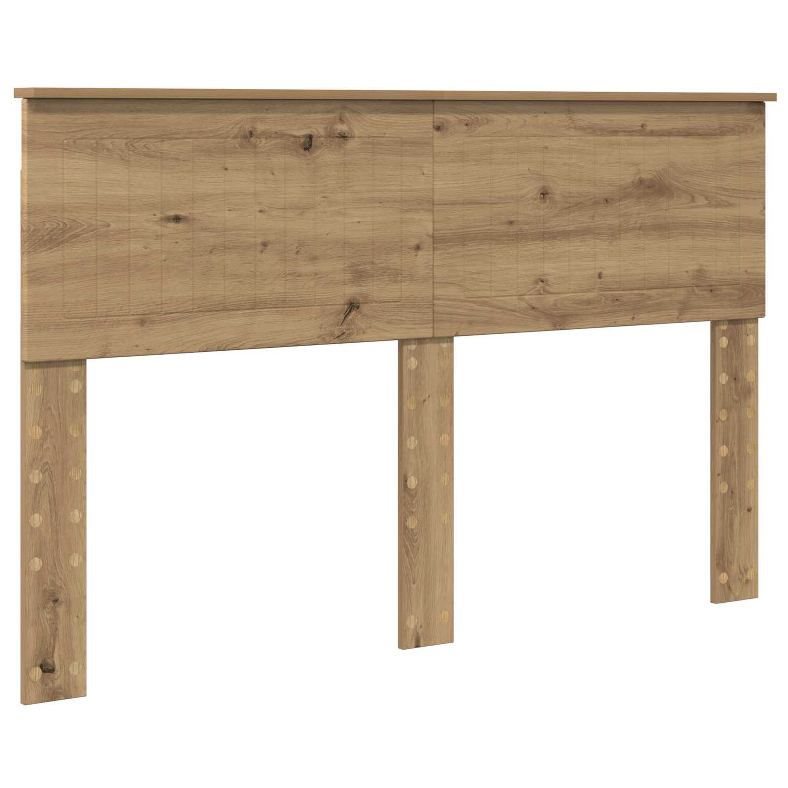 Krevetna konstrukcija Umjetnička hrastovina 140 x 190 cm