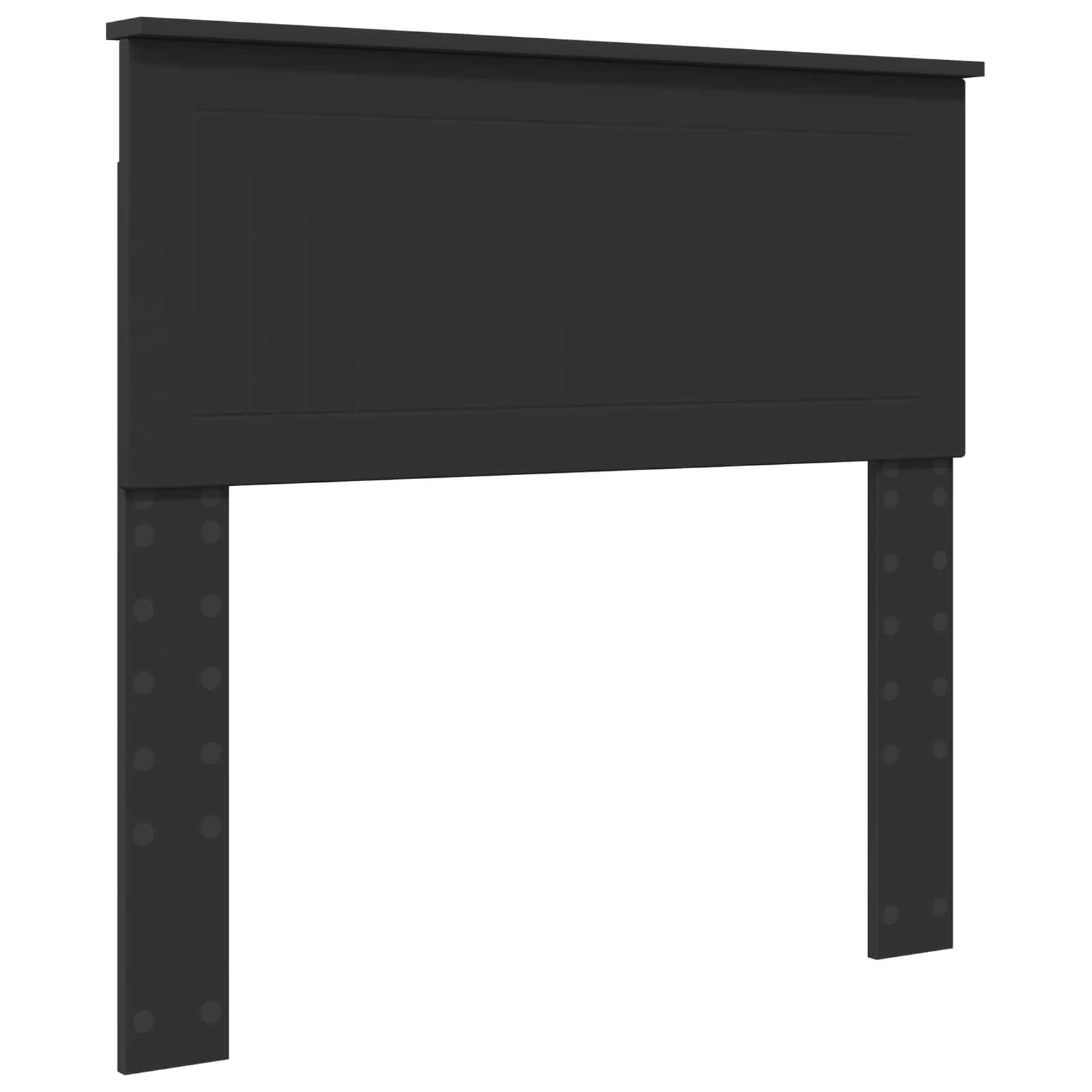 Krevetna konstrukcija Crna 90 x 200 cm Čvrsto borovo drvo