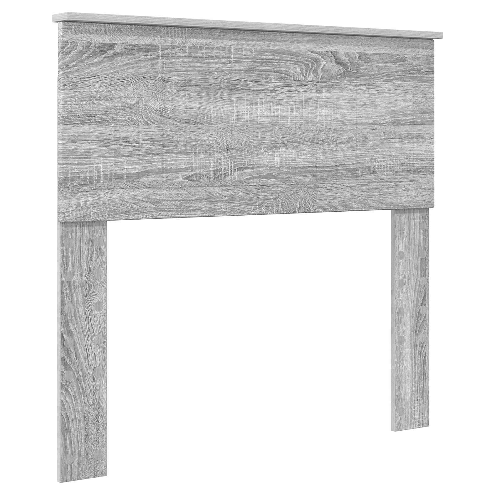Krevetna konstrukcija s uzglavljem Siva Sonoma 90 x 190 cm