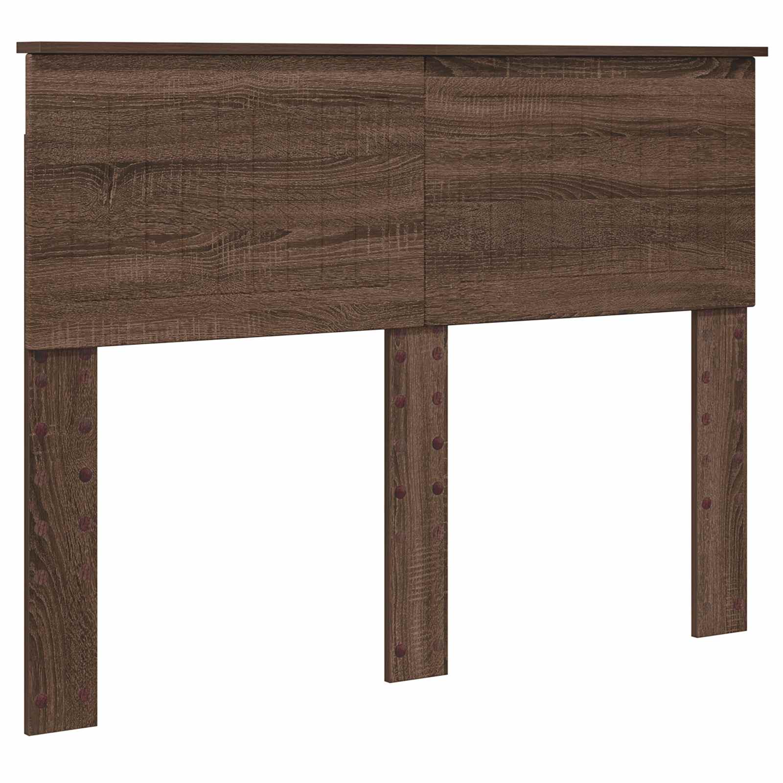 Krevetna konstrukcija Smeđi hrast 135 x 190 cm Inženjersko Drvo