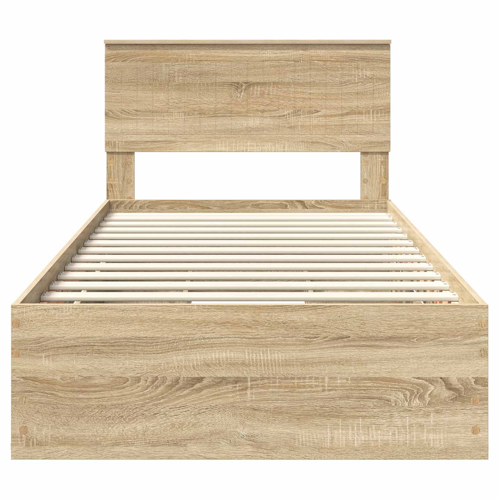 Krevetna konstrukcija s ladicama Sonoma hrast 100 x 200 cm