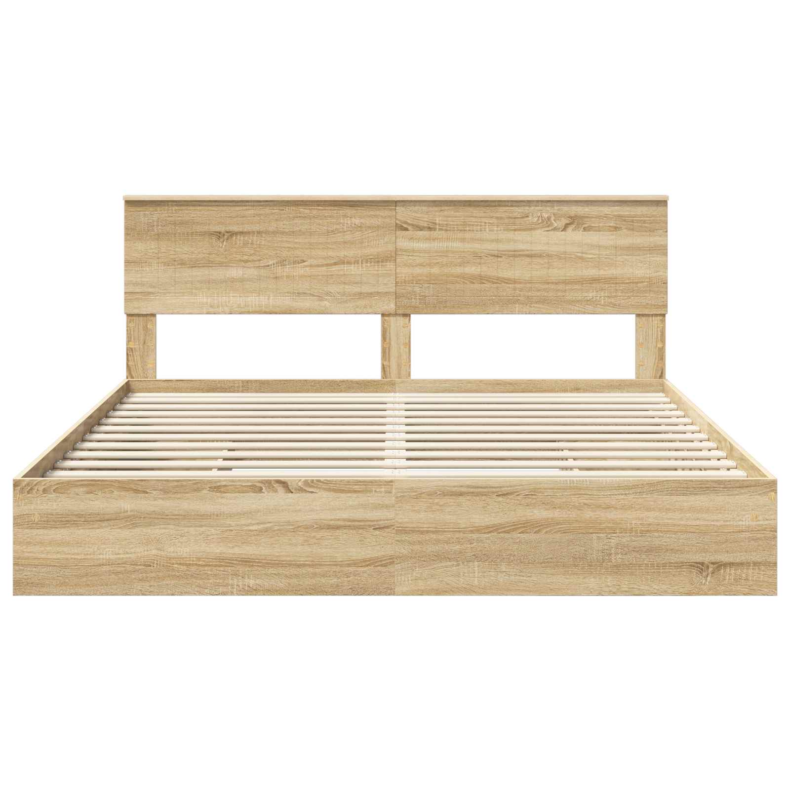 Krevet s od storage Sonoma hrast 180 x 200 cm Konstruirano drvo