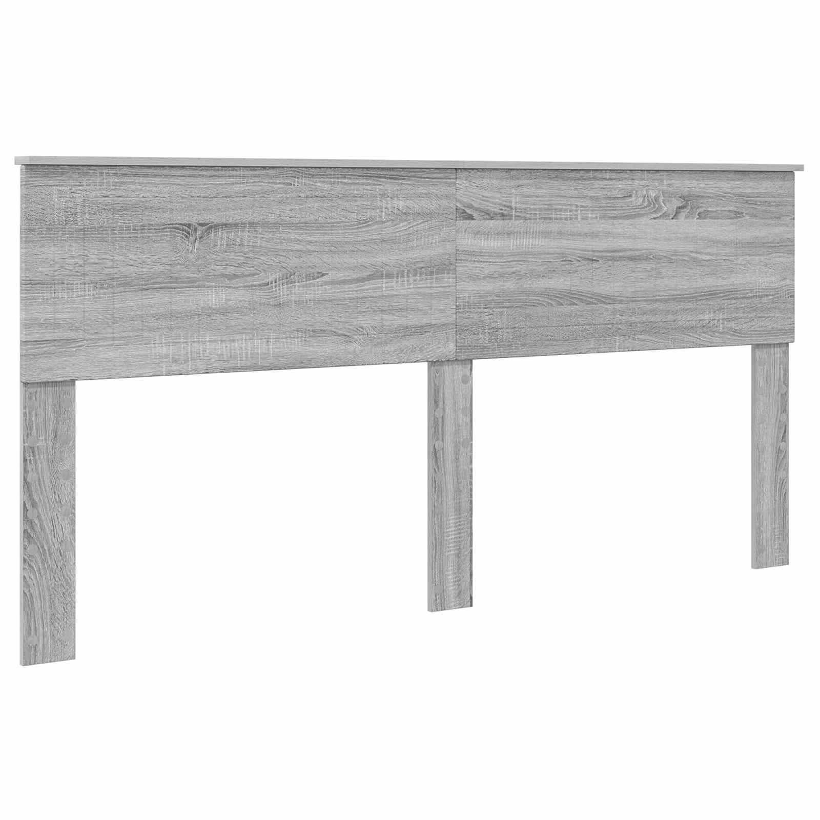 Krevet s od storage Siva Sonoma 180 x 200 cm Konstruirano drvo