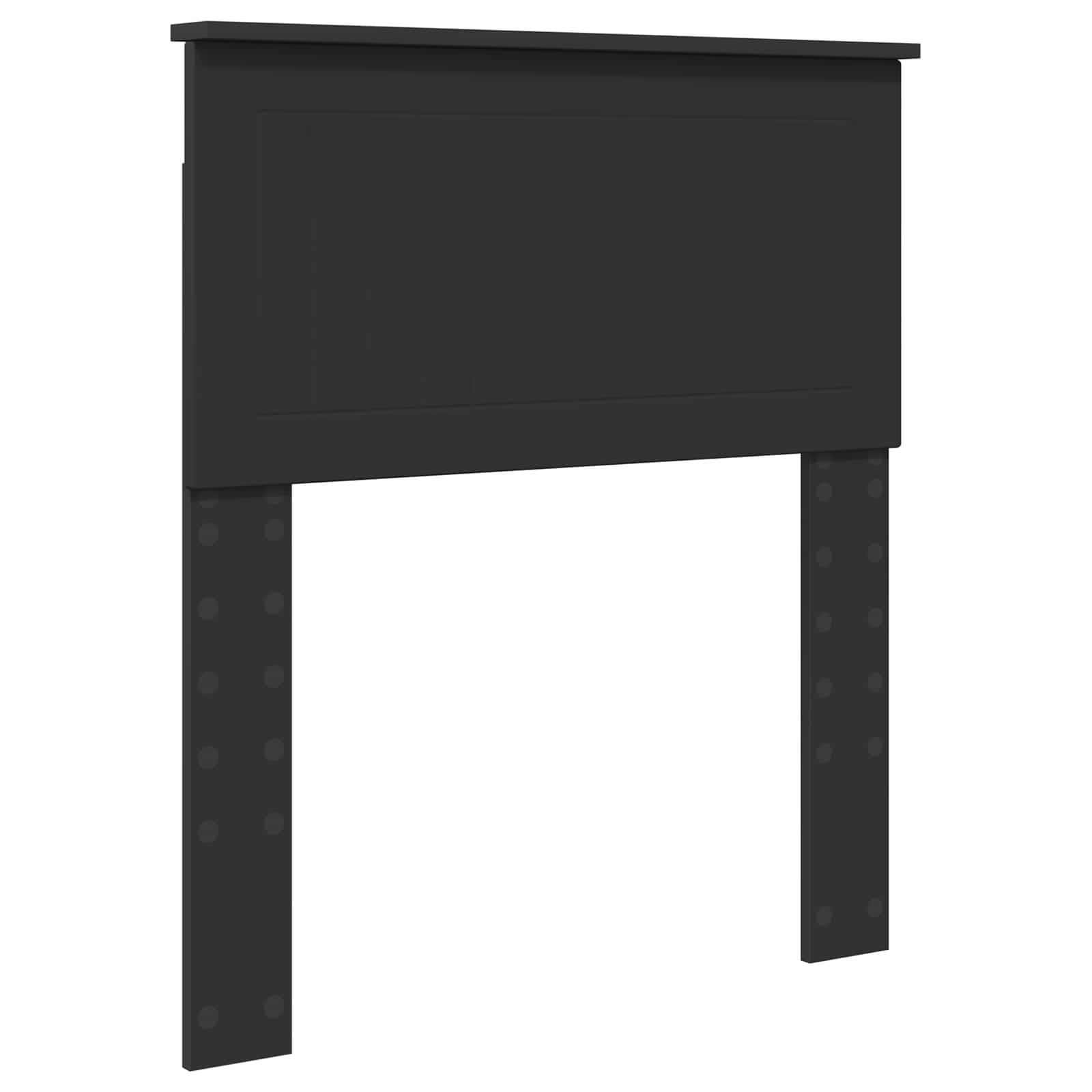 Krevet s od storage Crna 75 x 190 cm Konstruirano drvo