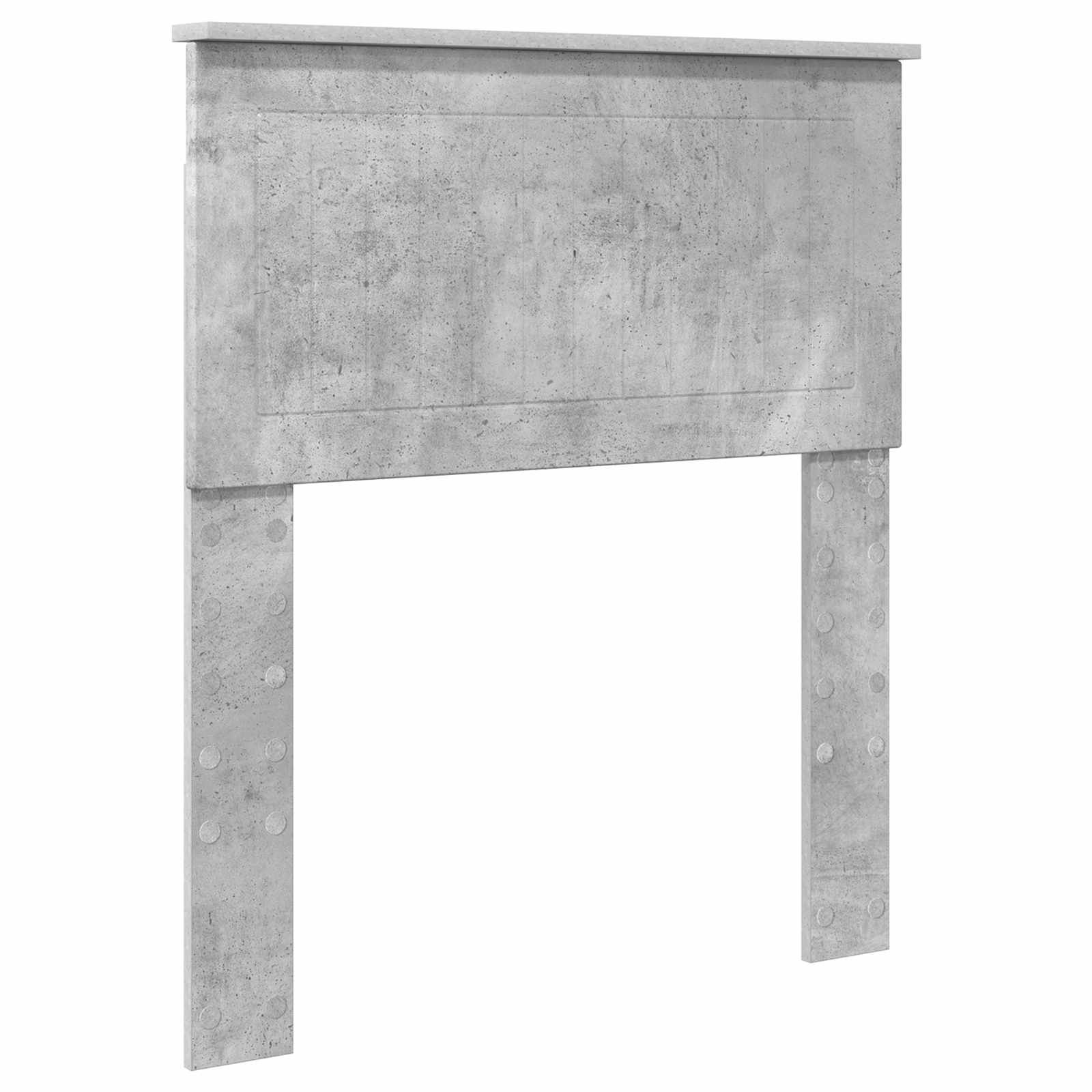 Krevet s od storage Betonski sivi 75 x 190 cm Konstruirano drvo