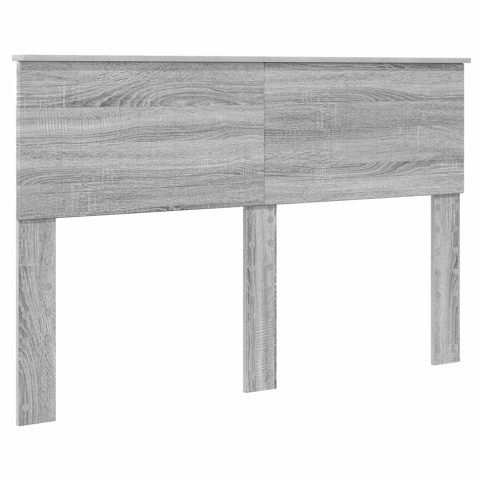 Krevetna konstrukcija s uzglavljem Siva Sonoma 140 x 190 cm