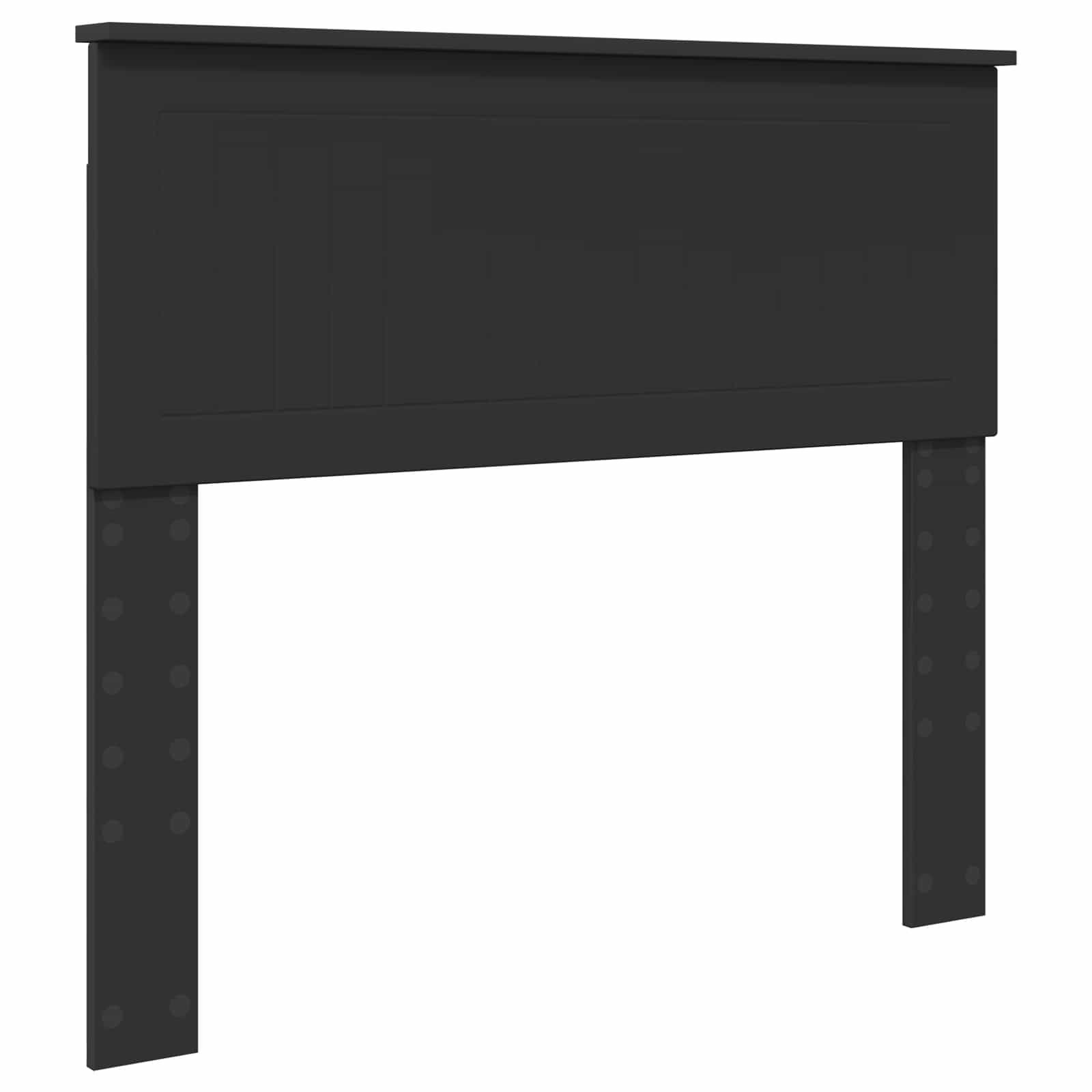 Krevetna konstrukcija s uzglavljem Crna i srebrna 100 x 200 cm