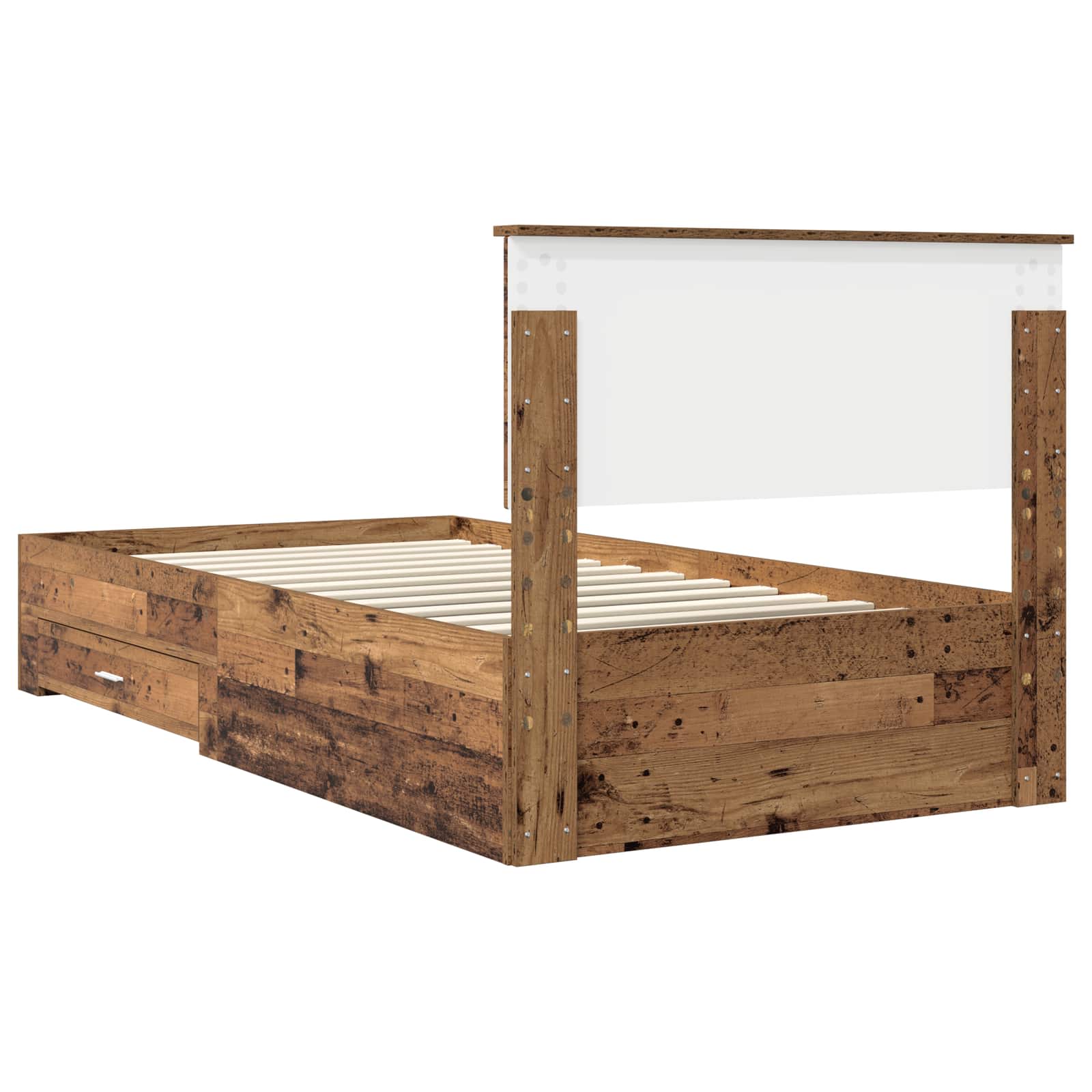 Krevetna konstrukcija Staro drvo 100 x 200 cm Konstruirano drvo